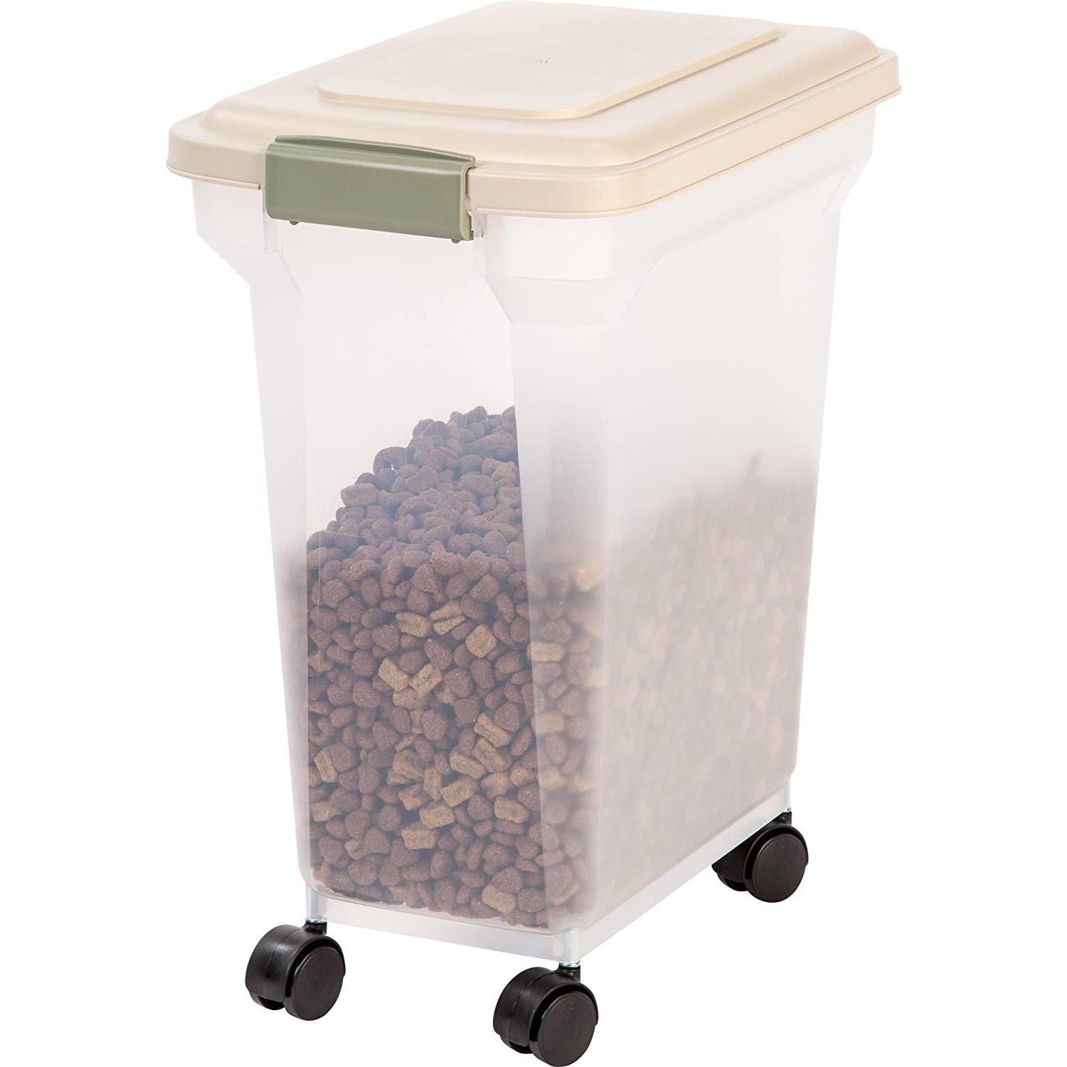 IRIS Airtight Pet Food Storage Container for $12.38
