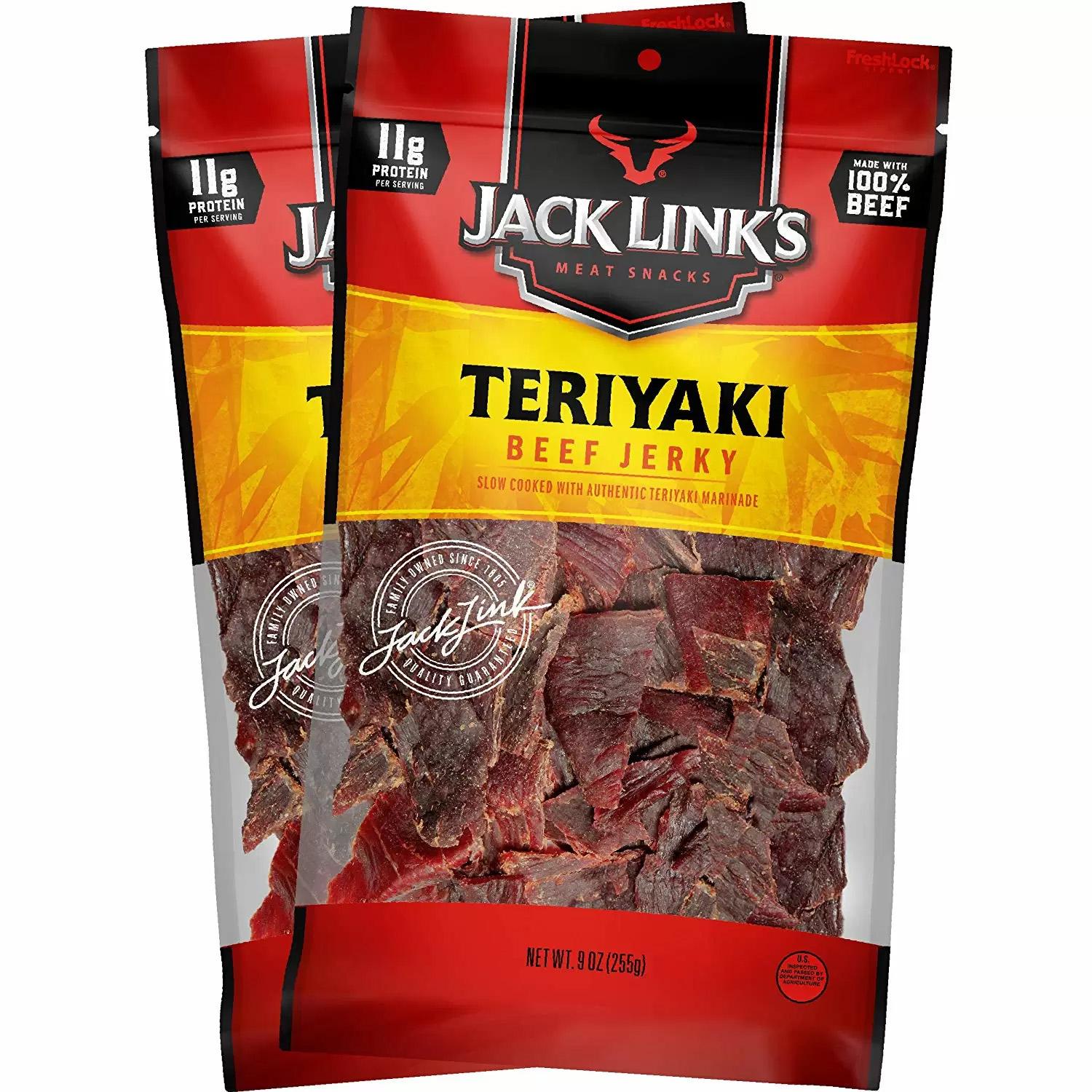 2 Bags of Jack Links Teriyaki Beef Jerky for $14.77 Shipped