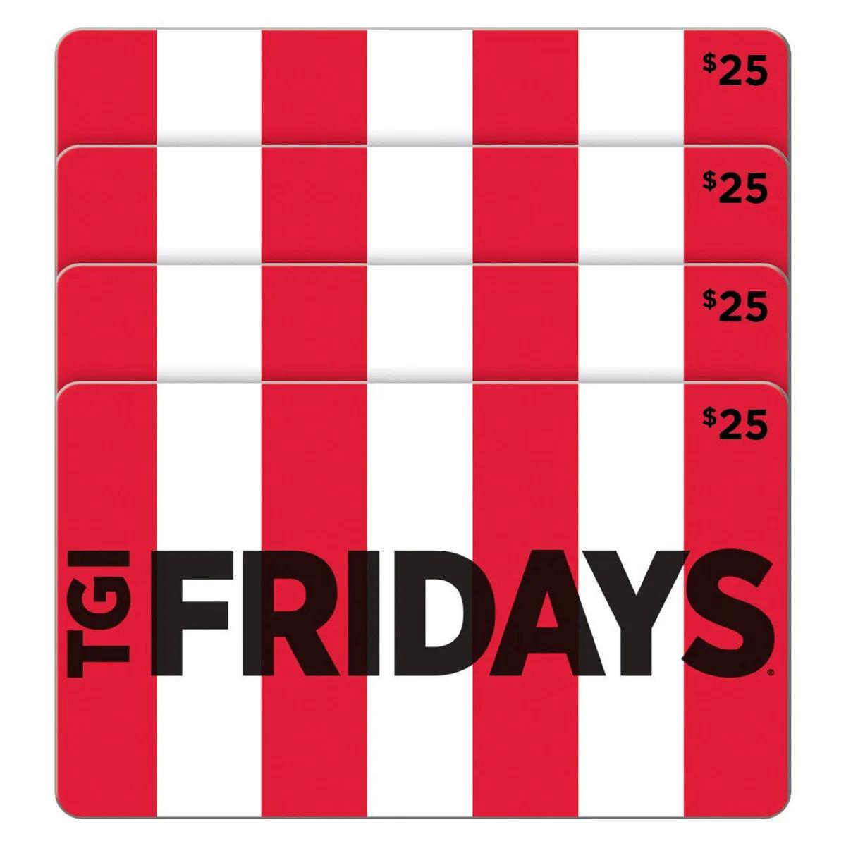 TGI Fridays Restaurant Discounted Gift Cards for 30% Off