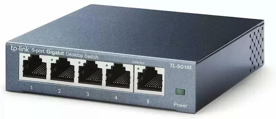 TP-Link TL-SG105 5-Port Unmanaged Desktop Switch for $12.99