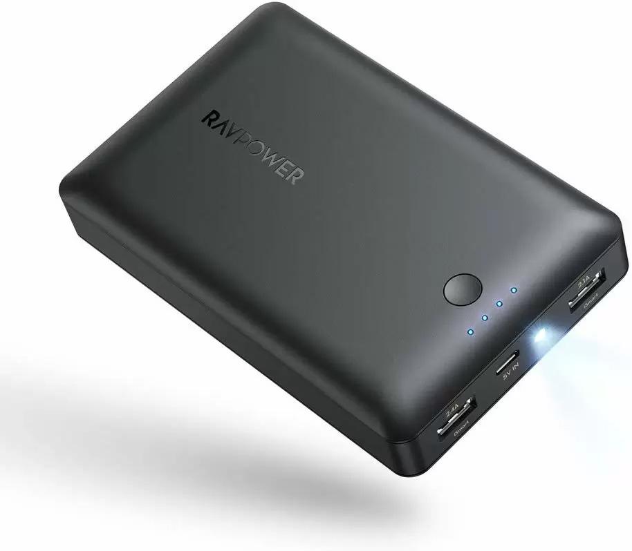 RAVPower 16750mAh 2-Port USB Portable Rechargeable Power Bank for $16.79