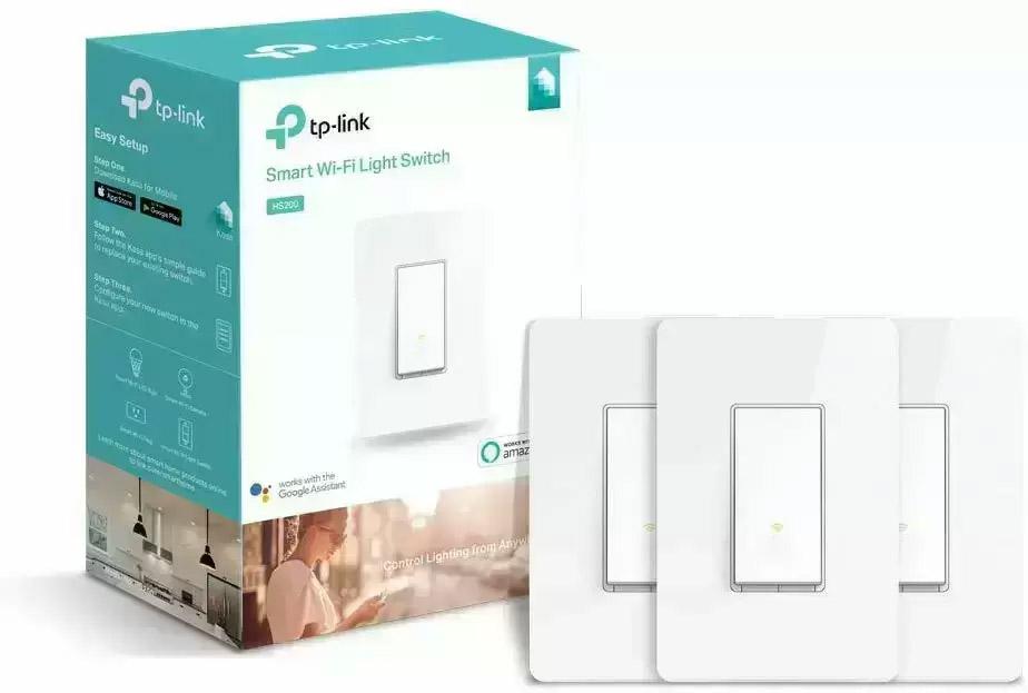 3 Pack TP-LINK HS200P3 Kasa Smart WiFi Switch for $24.99 Shipped