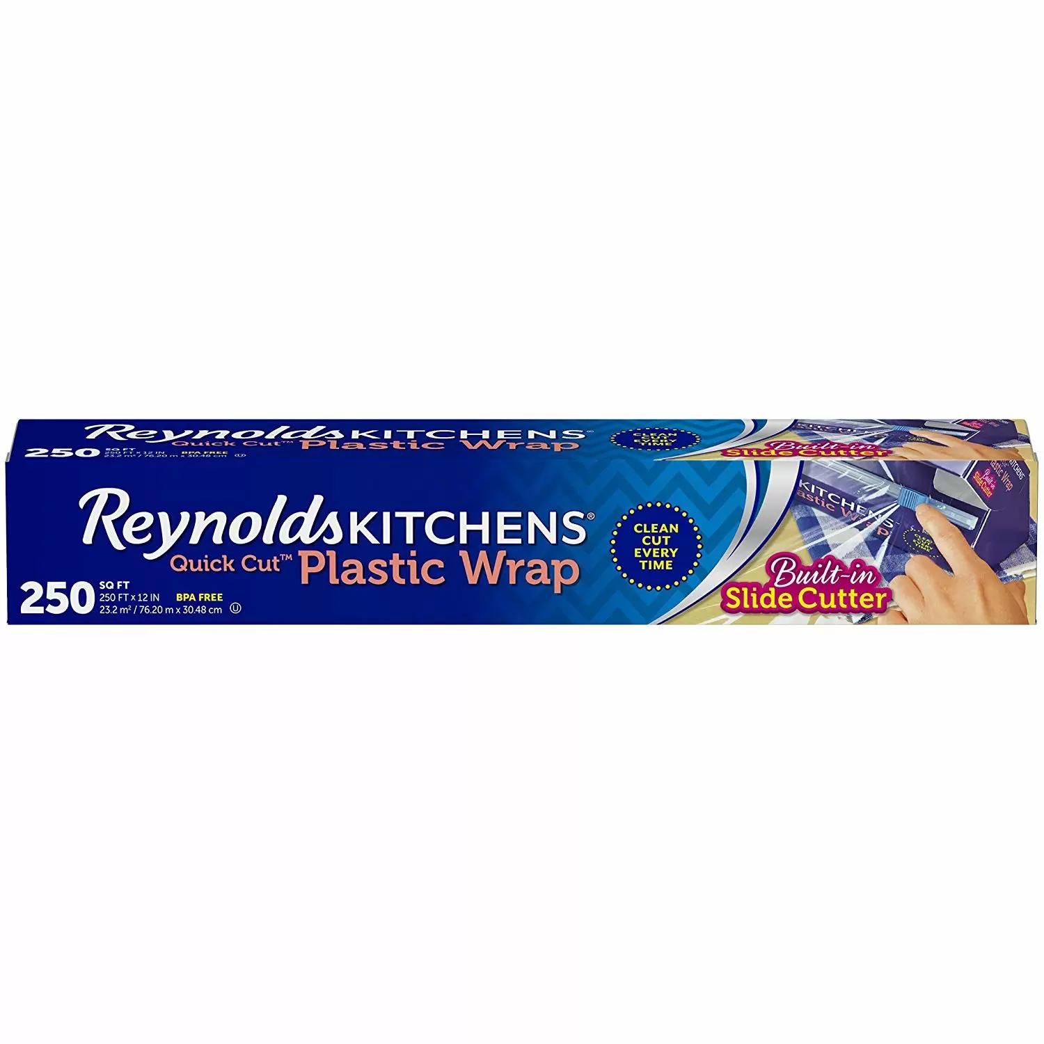 250 sqft Reynolds Kitchens Quick Cut Plastic Wrap for $2.79