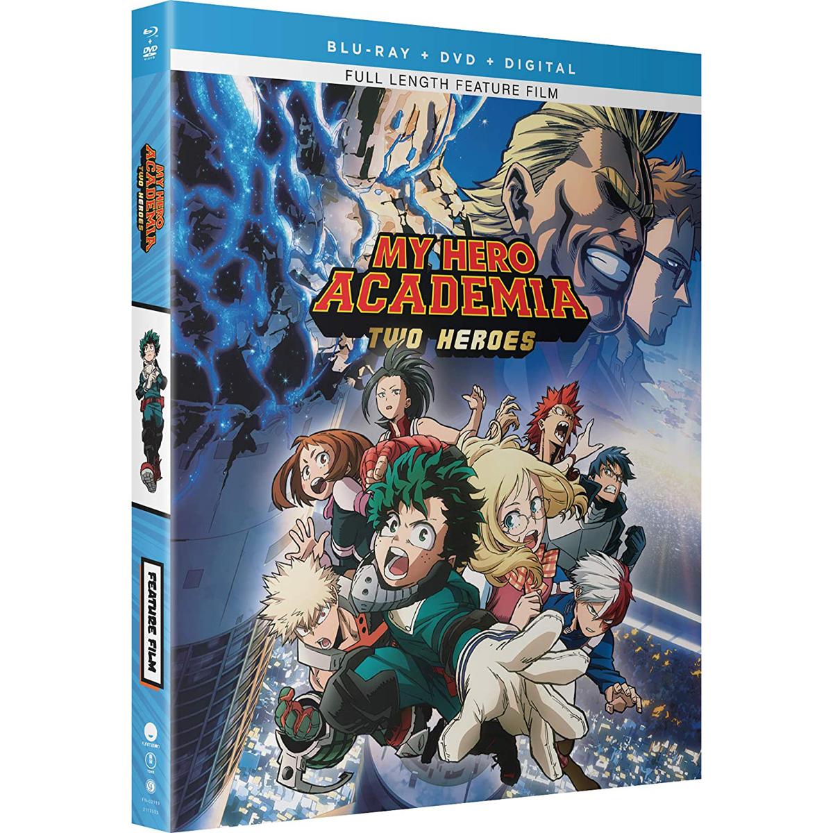 My Hero Academia Two Heroes Blu-ray + DVD for $7.99