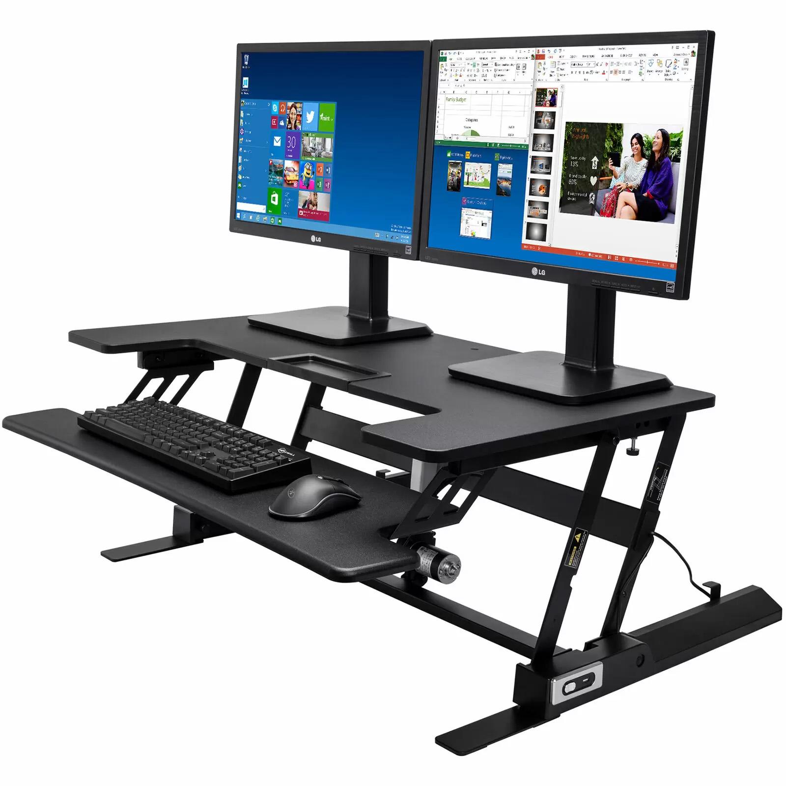 Rosewill Electric 36in Height Adjustable Sit Stand Desk for $84.99 Shipped