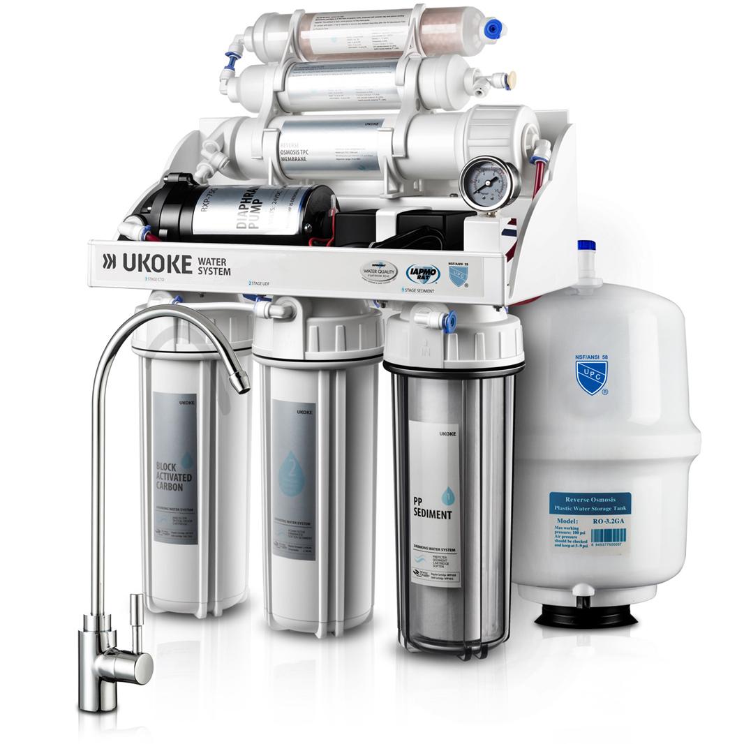 Ukoke 6 Stage Reverse Osmosis 75 GPD Water Filtration System for $139 Shipped