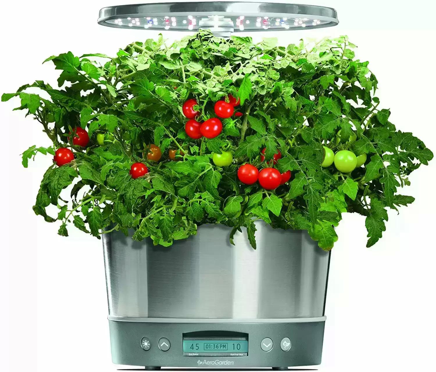 AeroGarden Harvest Elite 360 Stainless Steel for $89.99 Shipped