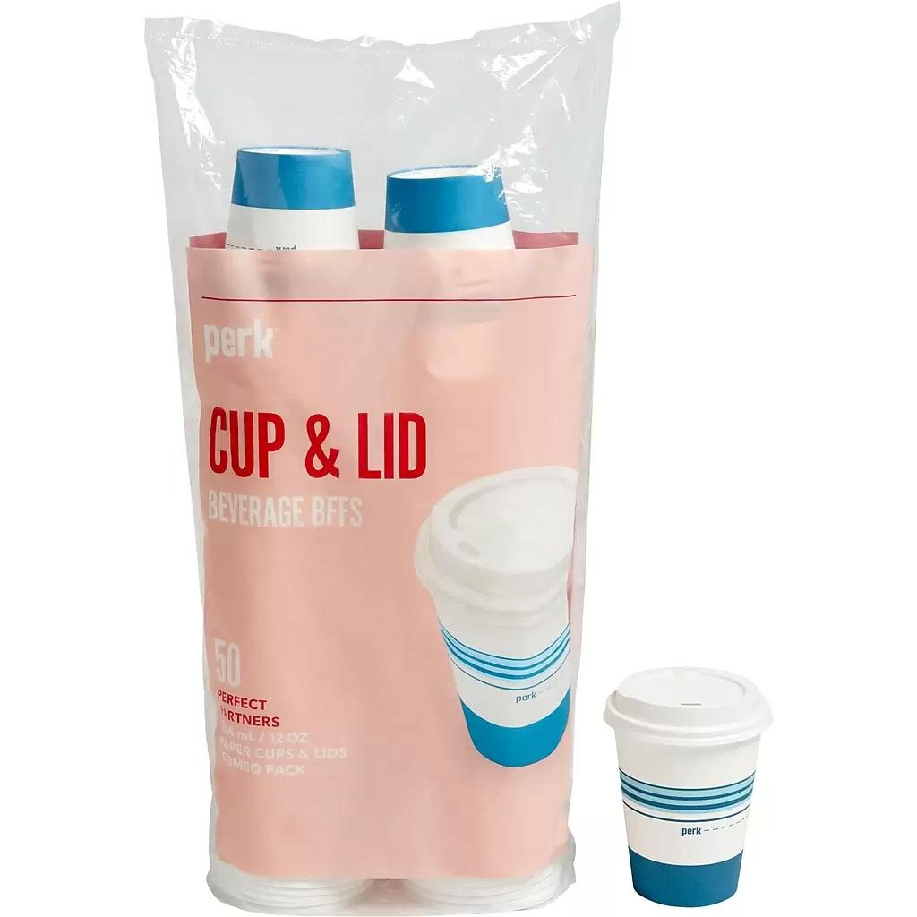50 Perk Paper Cup and Lid Combo for $4.99 Shipped