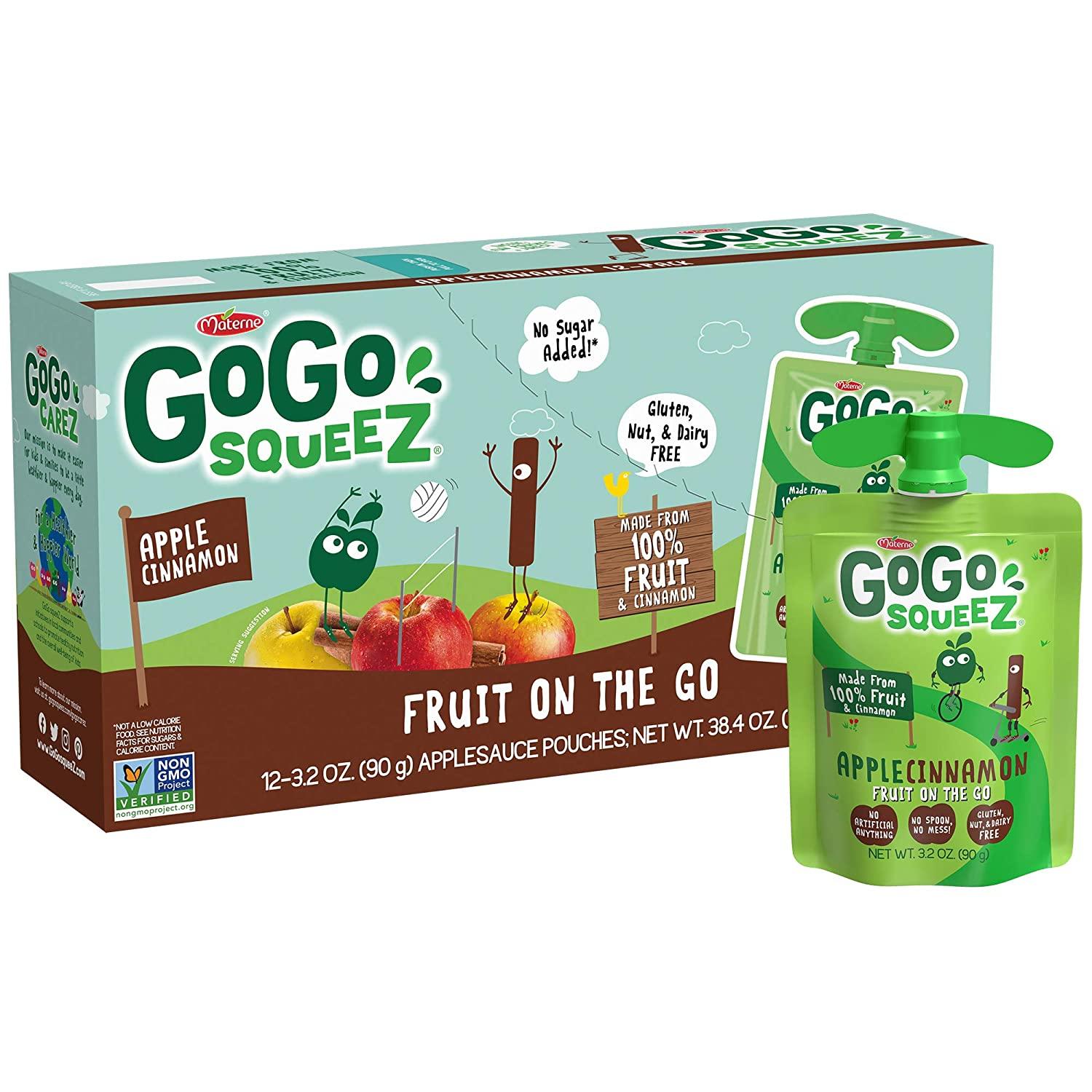 12 GoGo squeeZ Applesauce on the Go for $5.69 Shipped