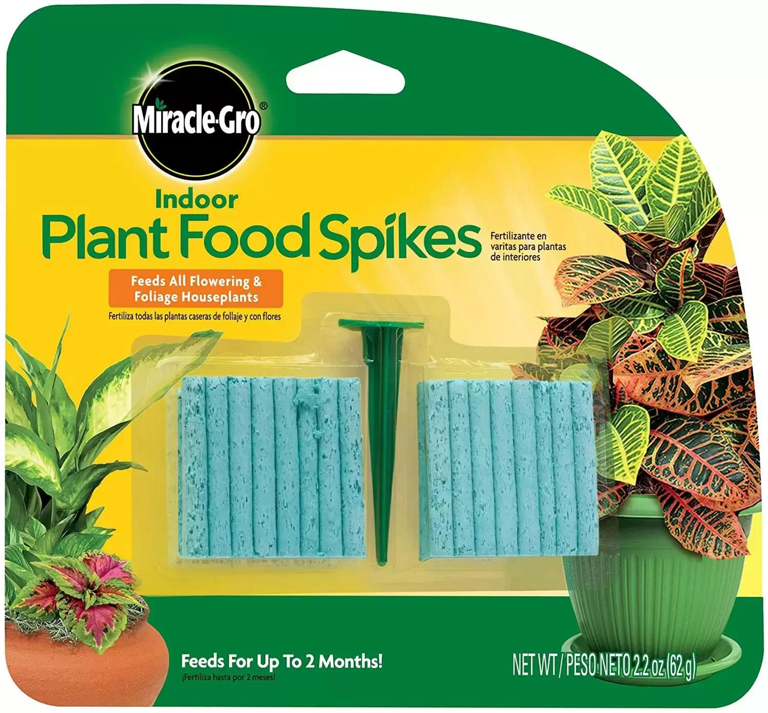 48 Miracle-Gro Indoor Plant Food Spikes for $2.13 Shipped