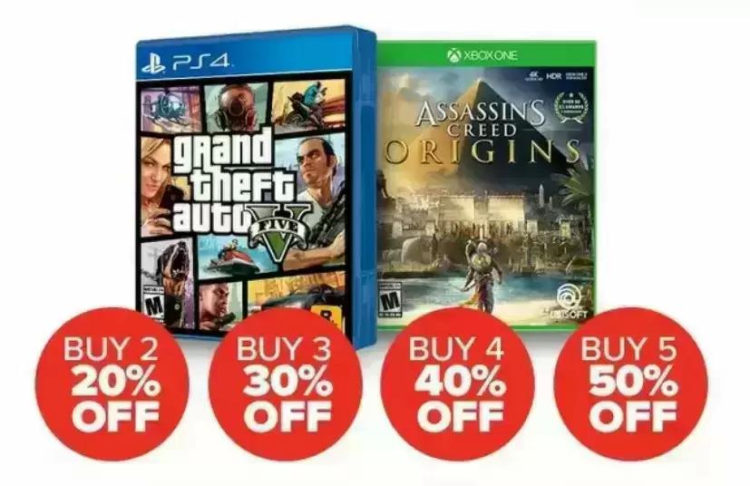 GameStop Pre-Owned Games for 50% Off