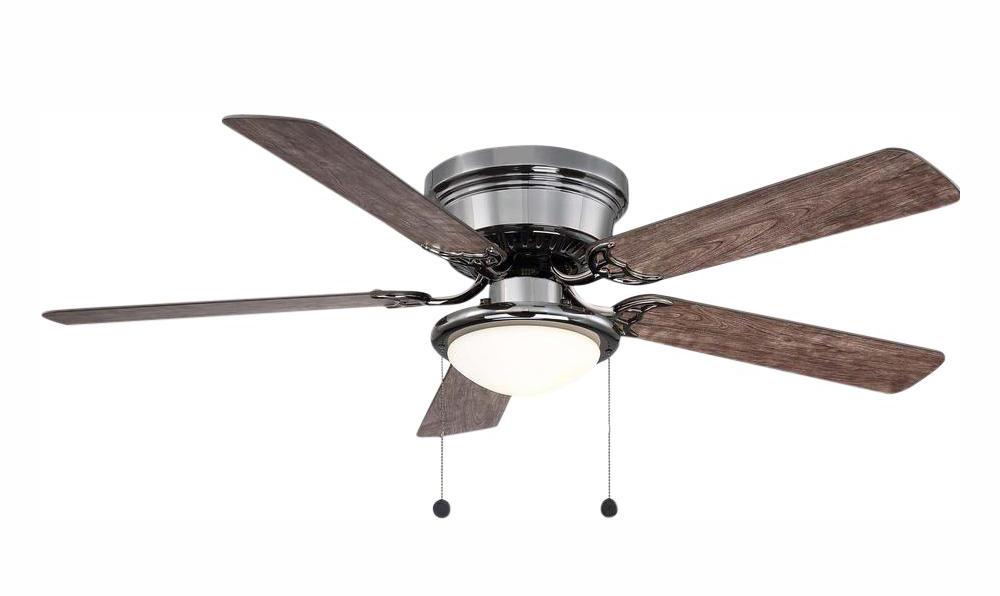 Hugger 52in LED Ceiling Fan with Light Kit for $39.97