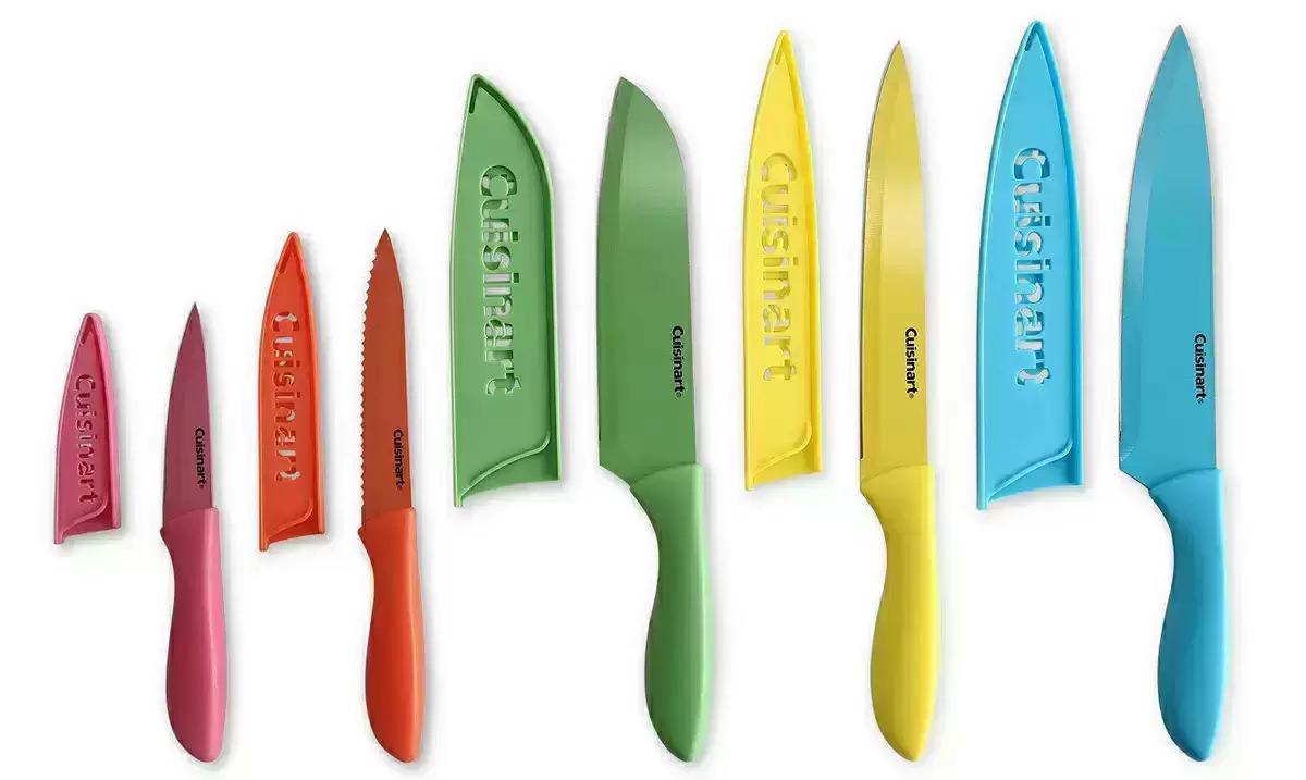 Cuisinart Ceramic Coated Cutlery Set with Blade Guards for $13.99