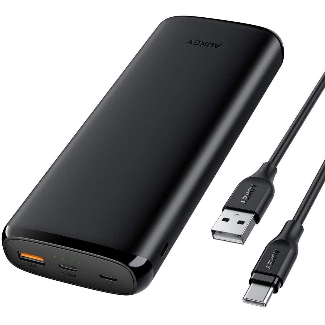 Aukey 20000mAh USB-C Power Bank for $23.99 Shipped