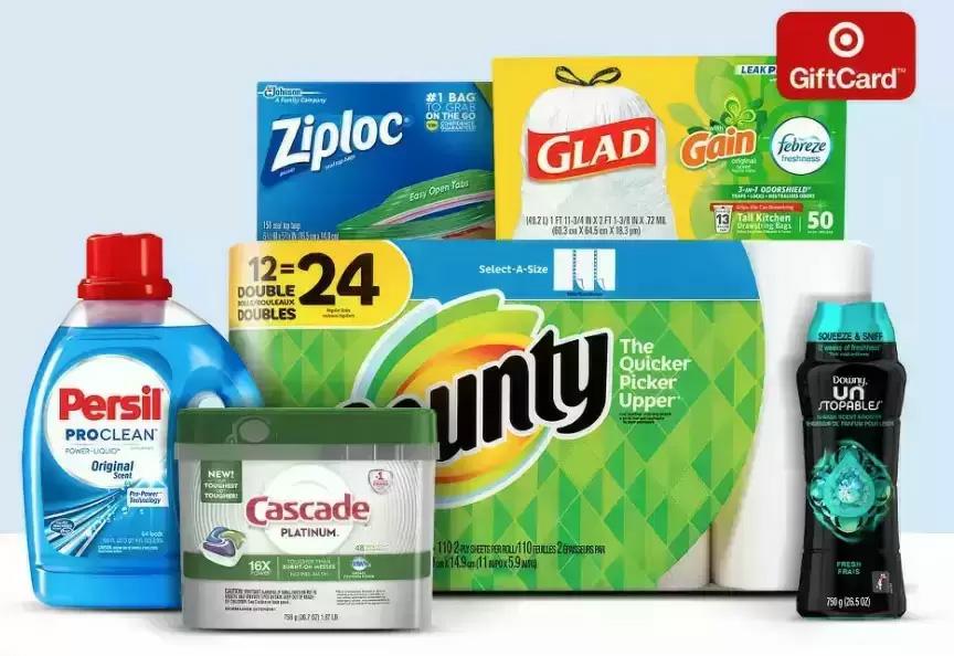Free $10 Target Gift Card with $40 Household Item Purchase