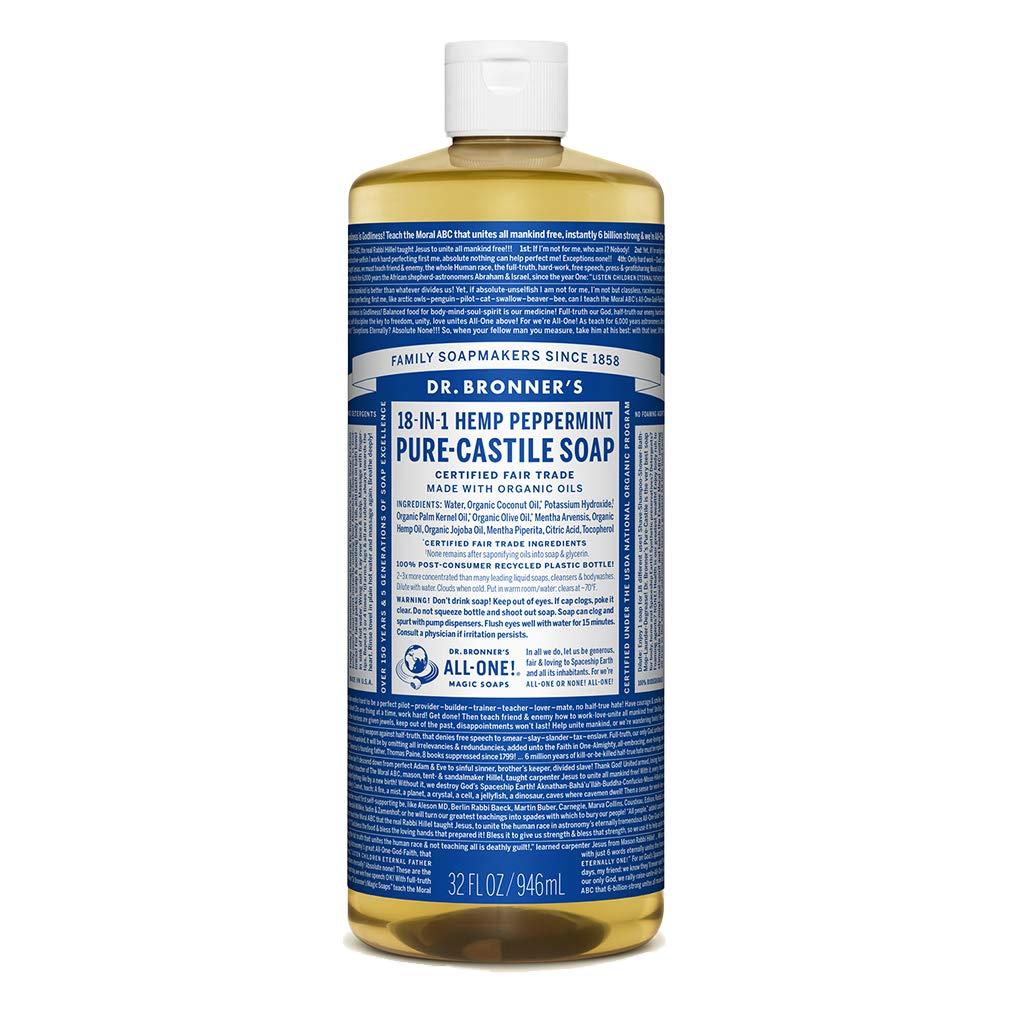 3x Dr Bronners Hemp Pure Castile Soap for $31.98