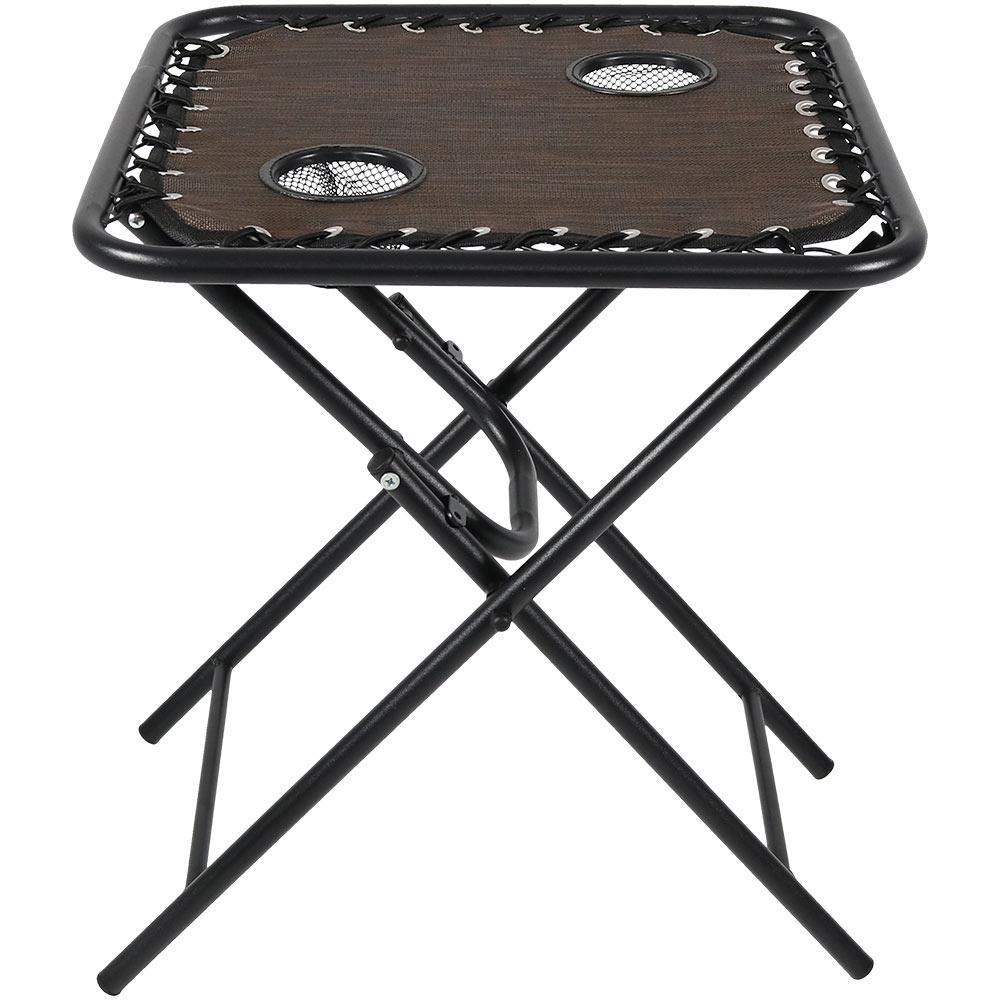 Living Accents Bungee Square Folding Table for 12.99