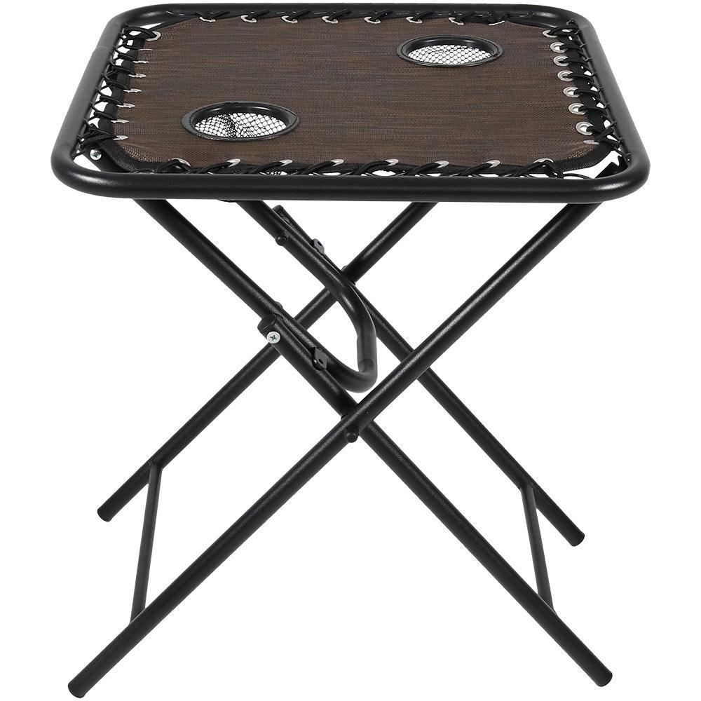 Living Accents Bungee Square Folding Table for $12.99
