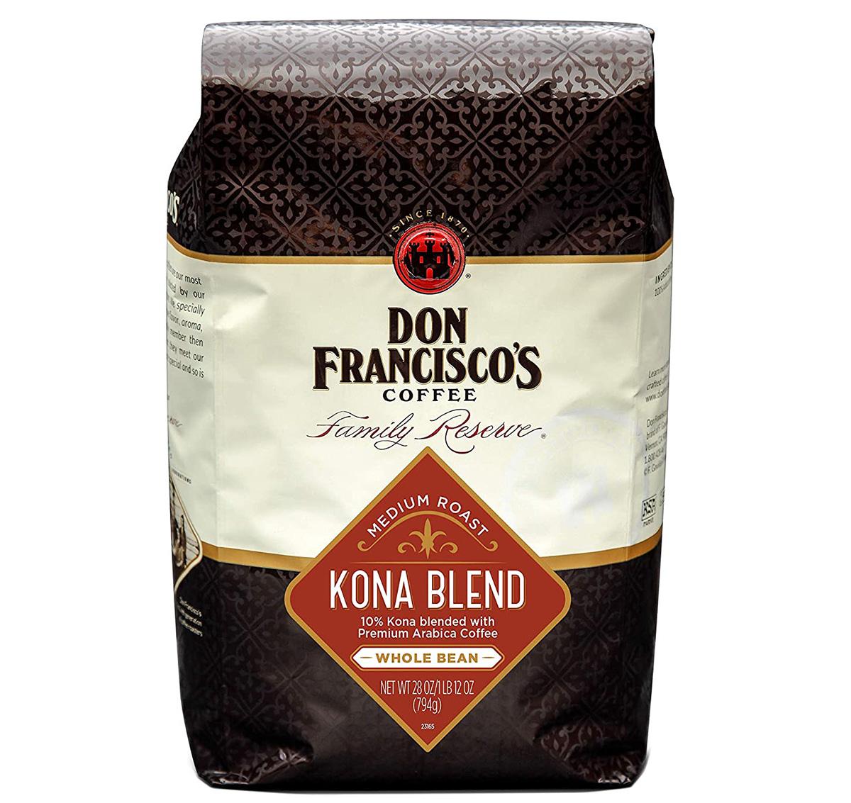 Don Franciscos Medium Roast Whole Bean Coffee for $13.05 Shipped