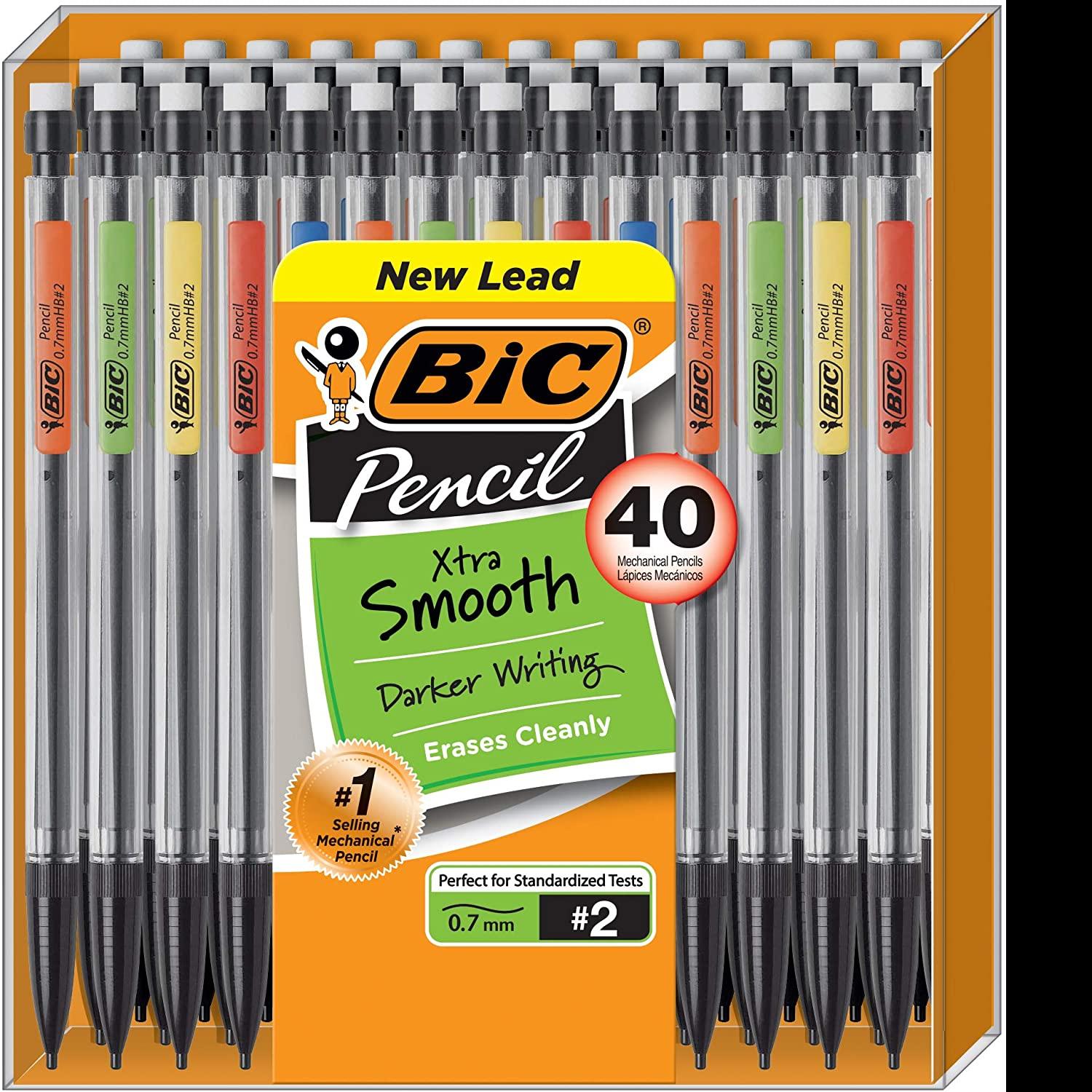 40 BIC Xtra-Smooth Mechanical Pencils for $5.97