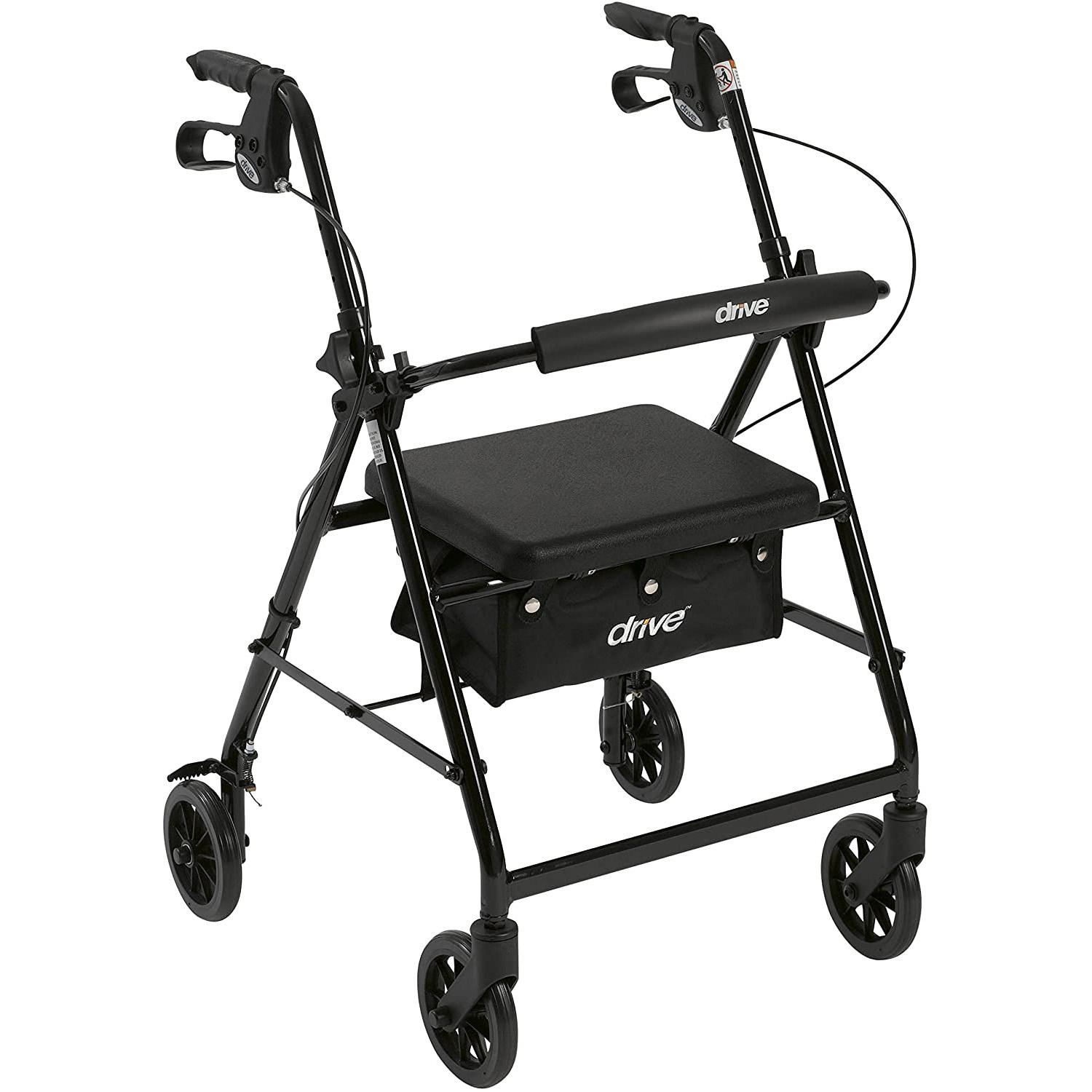 Drive Medical Aluminum Rollator Fold Up Walker for $39.99 Shipped