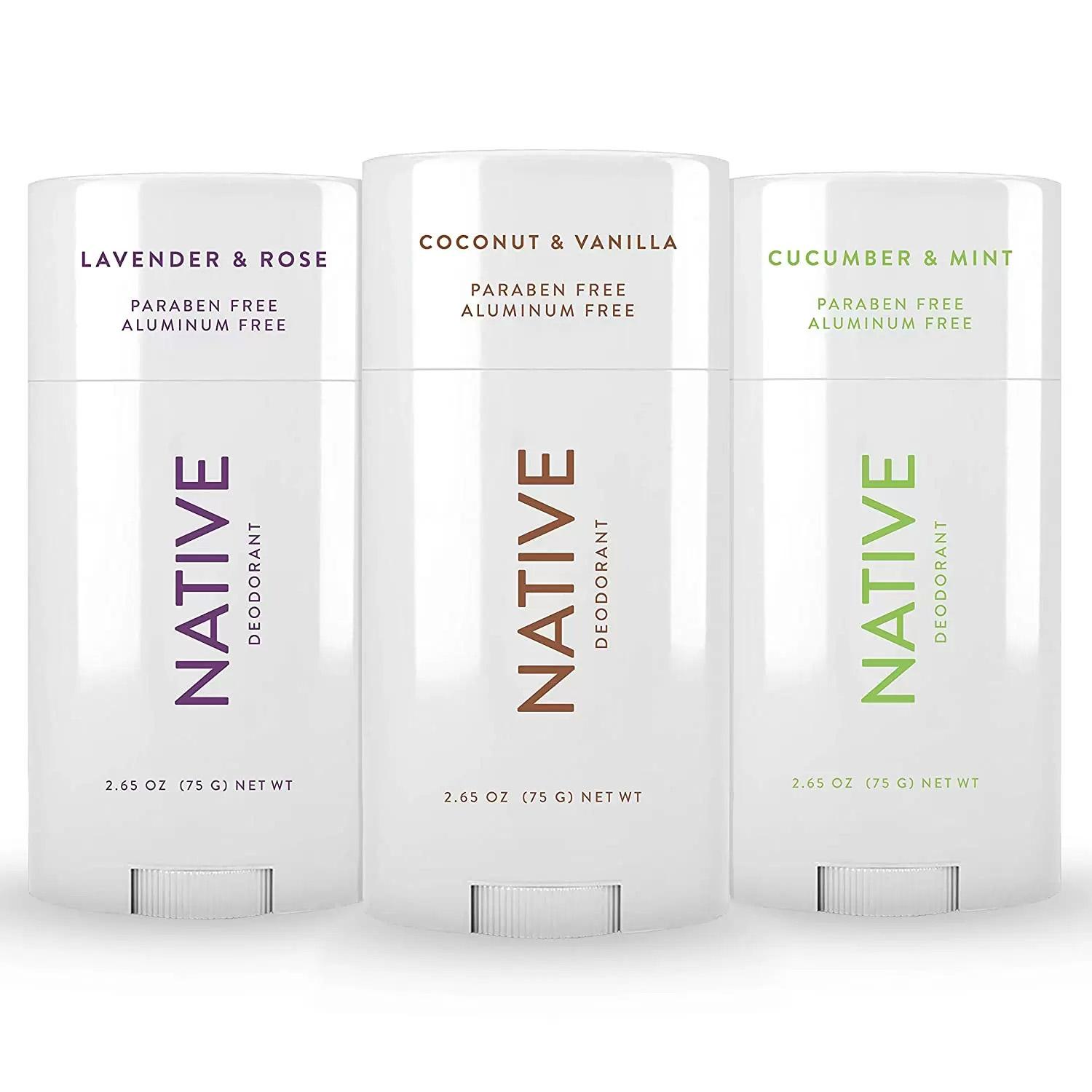 3 Native Natural Deodorants for $23.94 Shipped