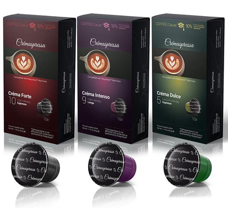 120 Cremaspressa Nespresso Compatible Pods for $28 Shipped