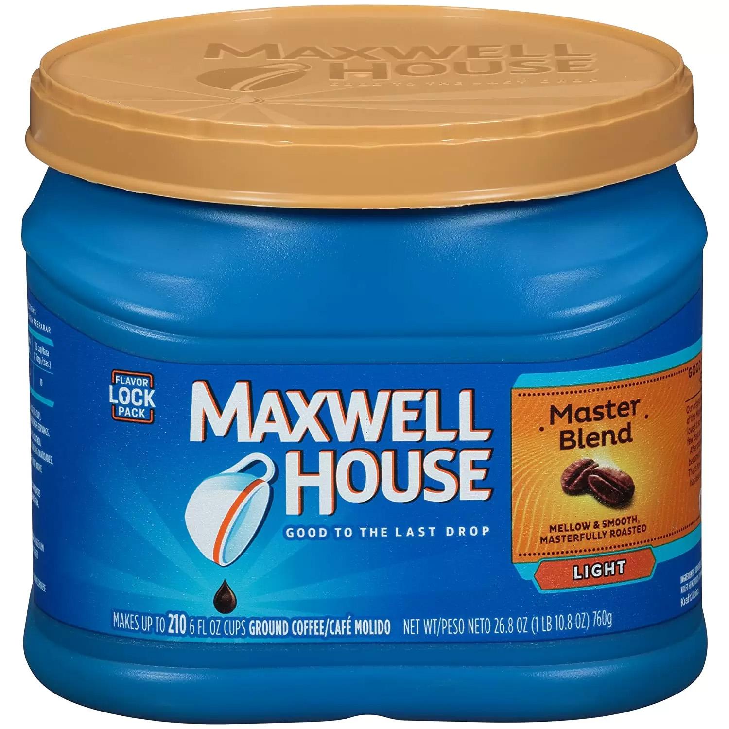 Maxwell House Master Blend Ground Coffee for $4.15 Shipped