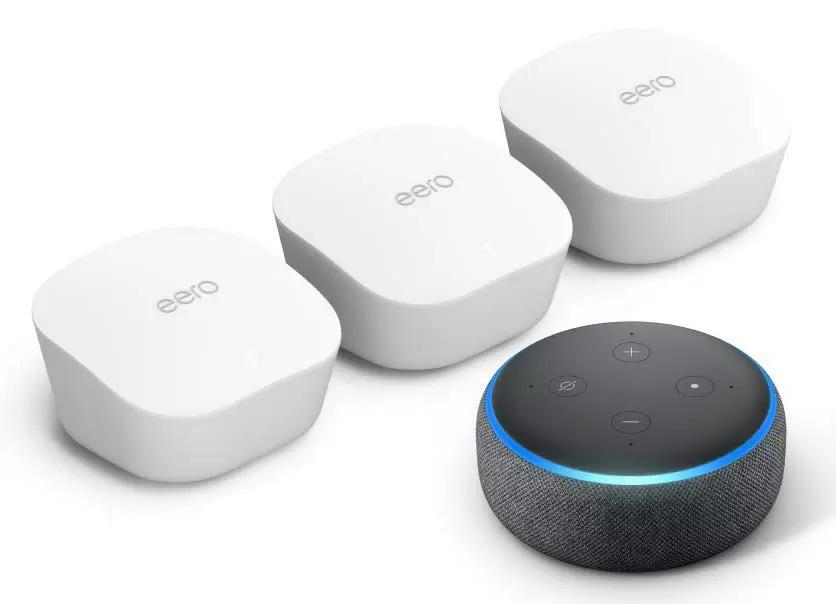 3 eero AC Dual-Band Mesh Wi-Fi System + Amazon Echo Dot for $169 Shipped
