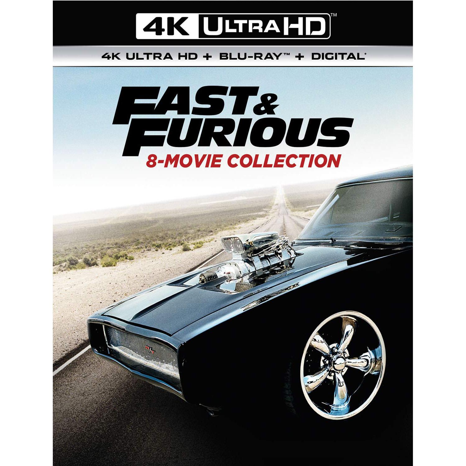 Fast and Furious 8-Movie Collection 4K Blu-ray for $47.99 Shipped