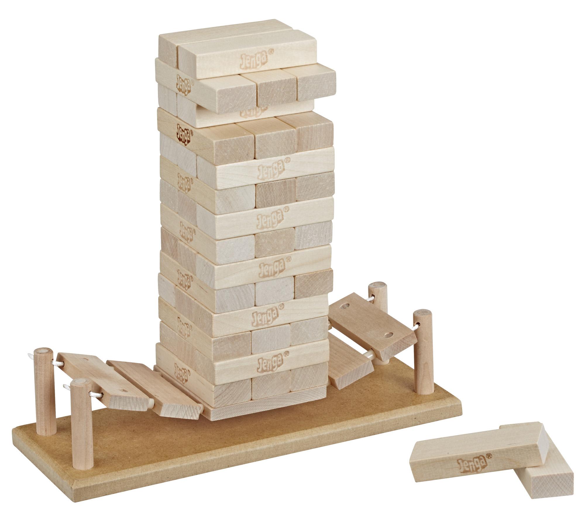 Jenga Bridge Wooden Block Stacking Tumbling Tower Game for $5.77