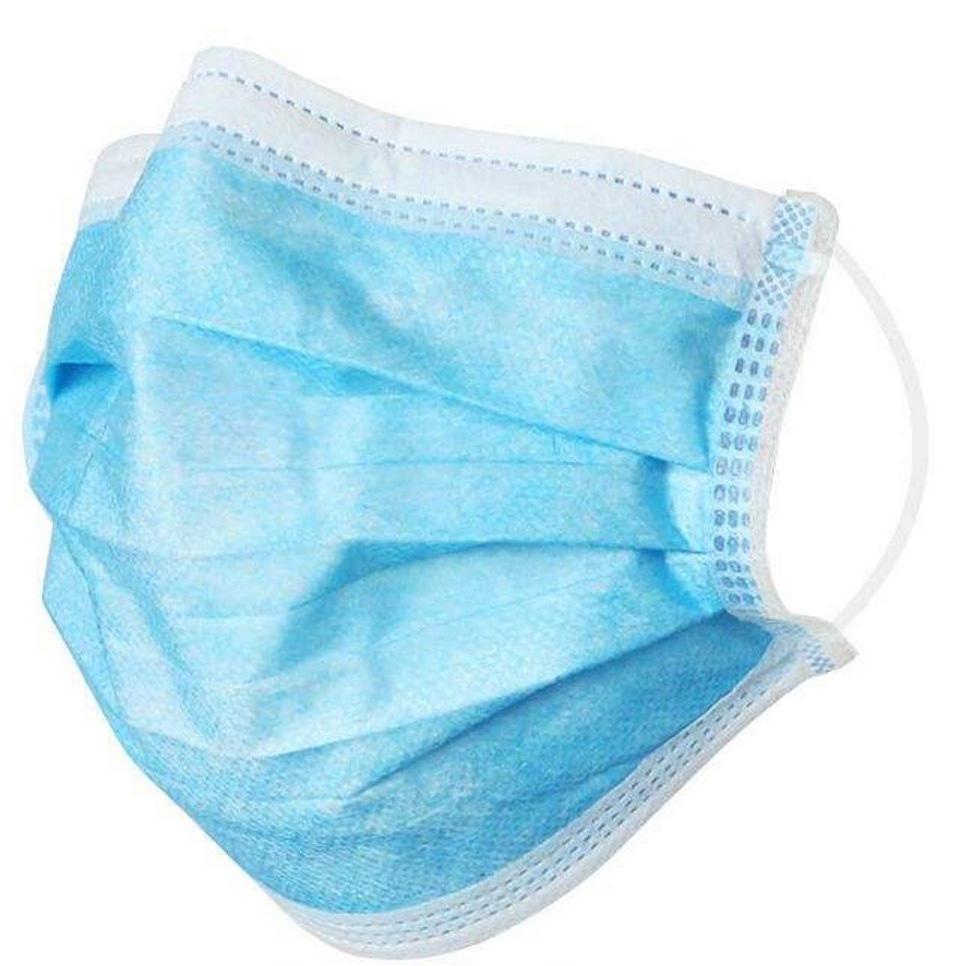 50 3-Layer Disposable Face Masks with Ear Loop for $9.67