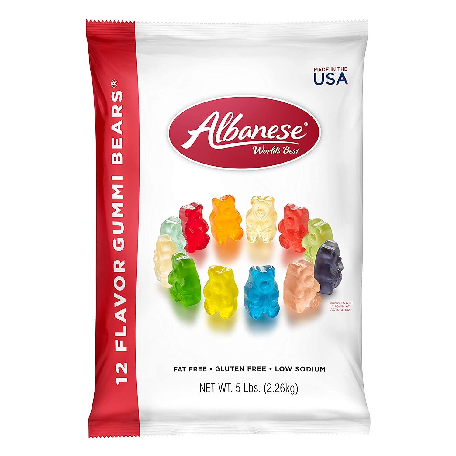5Lbs Albanese Worlds Best 12 Flavor Gummi Bears for $11.50 Shipped