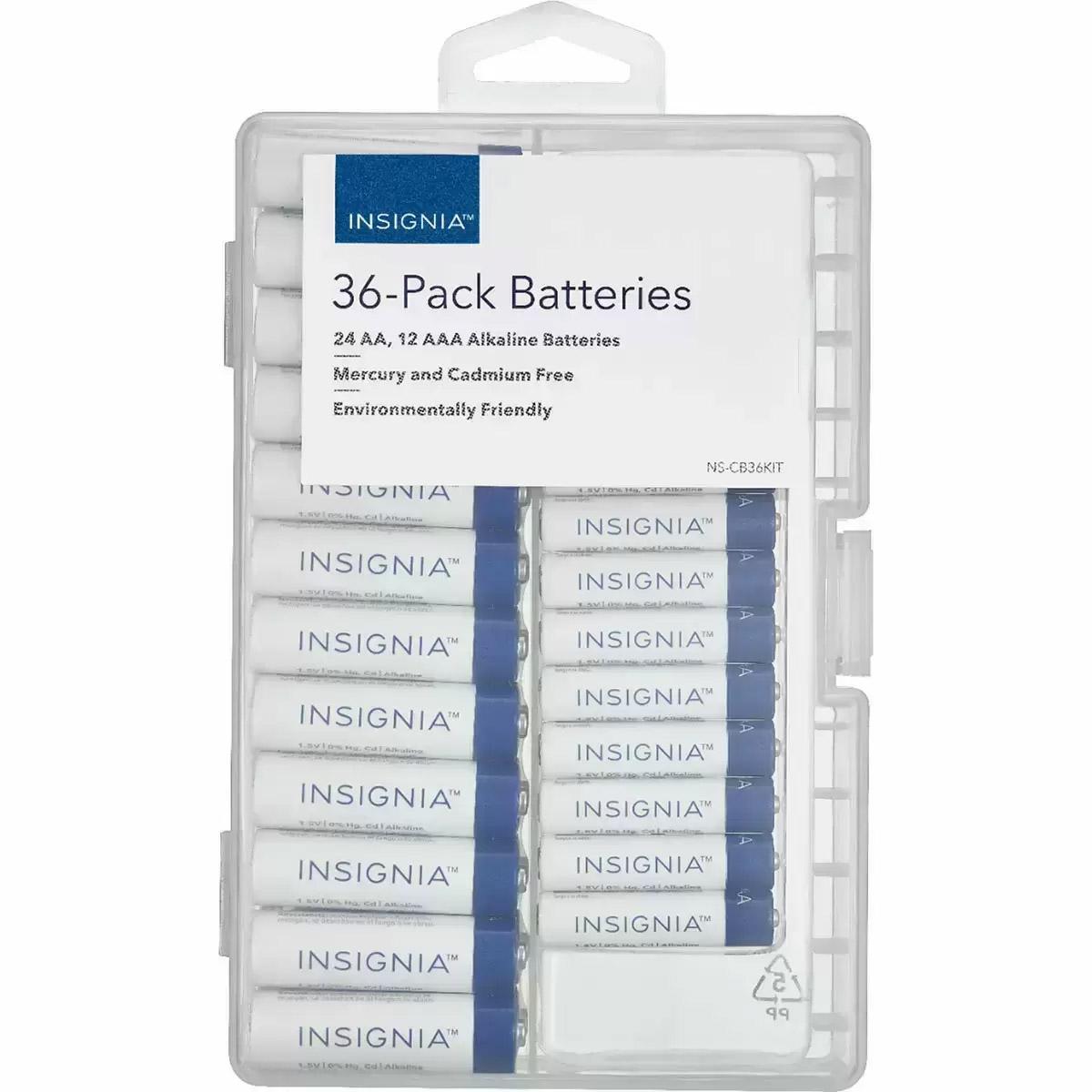 36 Insignia AA and AAA Batteries for $5.95
