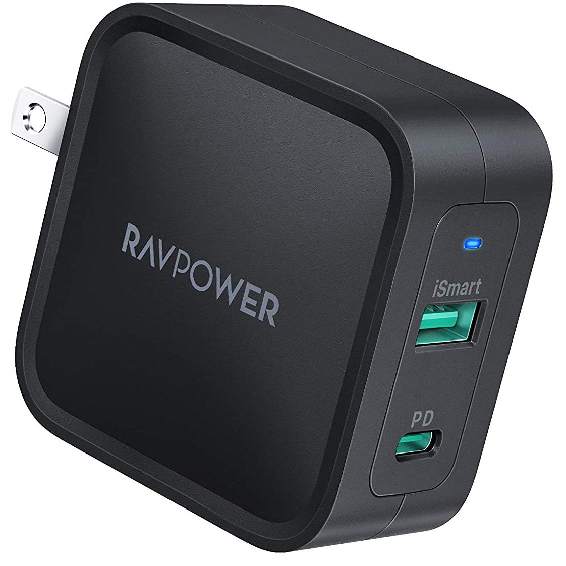 RAVPower 65W PD GaN USB C Wall Charger for $27 Shipped