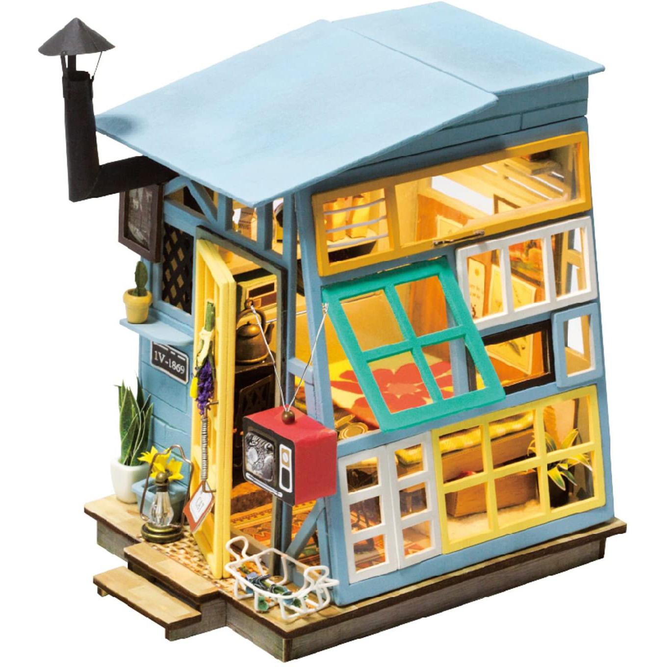 Robotime Balcony Daydreaming Miniature Doll House Kit for $15.59