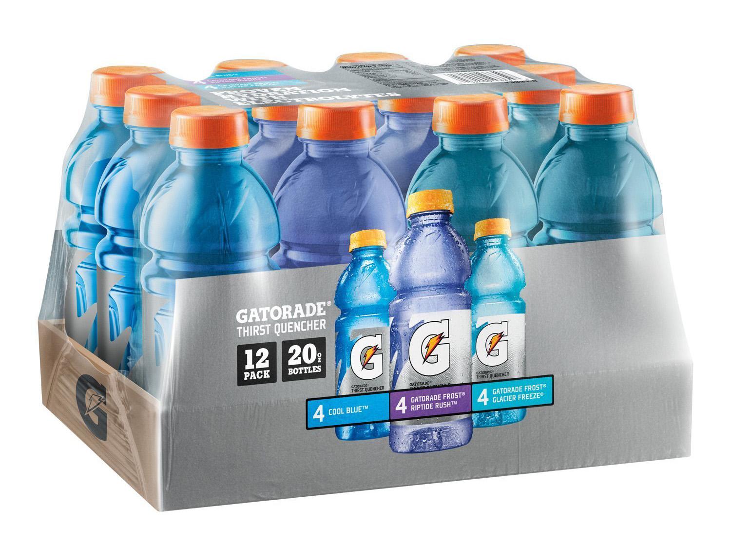 12 Pack Gatorade Original Thirst Quencher 3-Flavor Frost Variety Pack for $7.84
