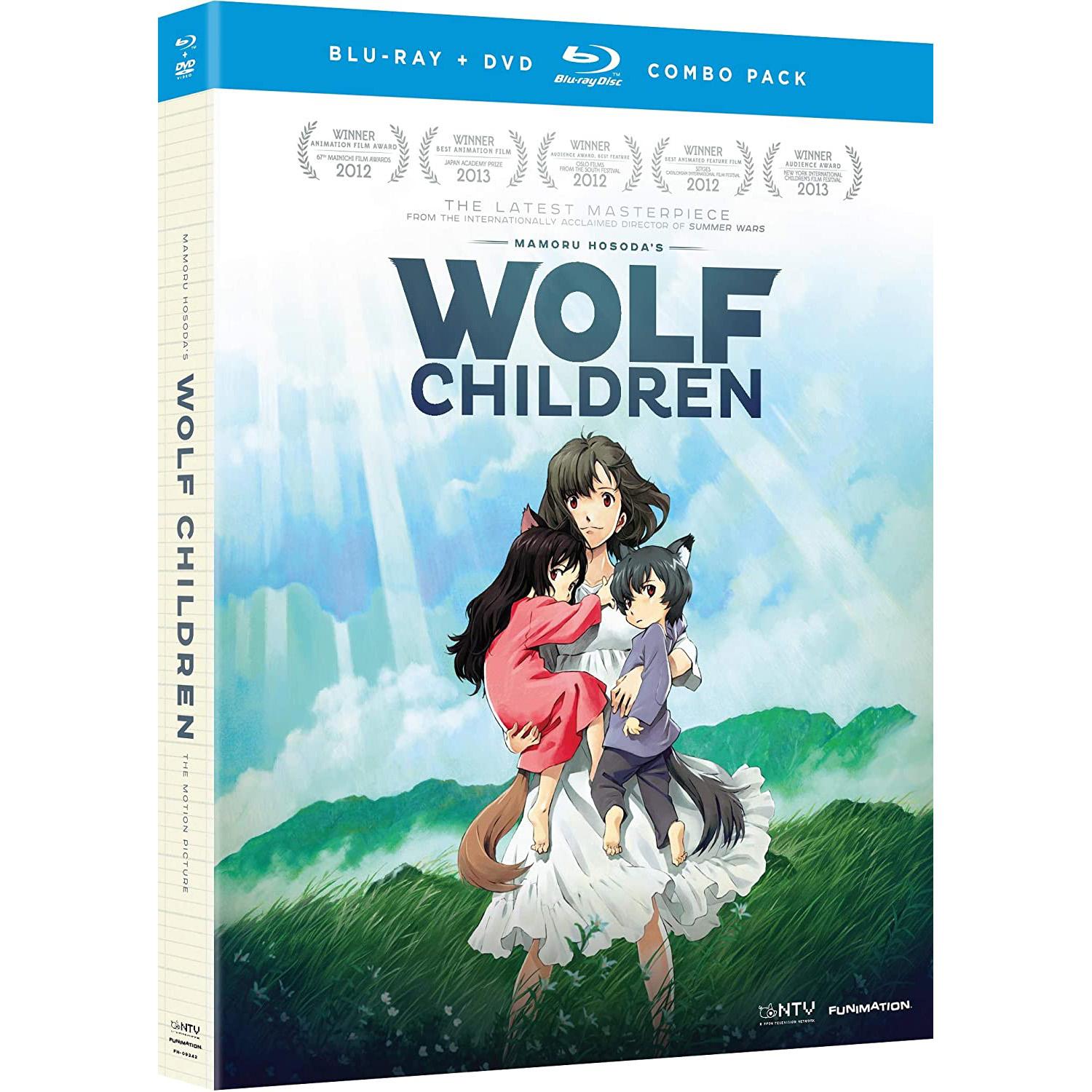Wolf Children Blu-ray + DVD for $11.99