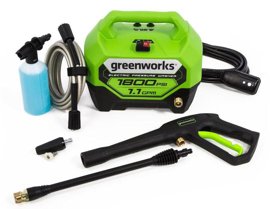 Greenworks 1800PSI Cold Water Electric Pressure Washer for $79 Shipped