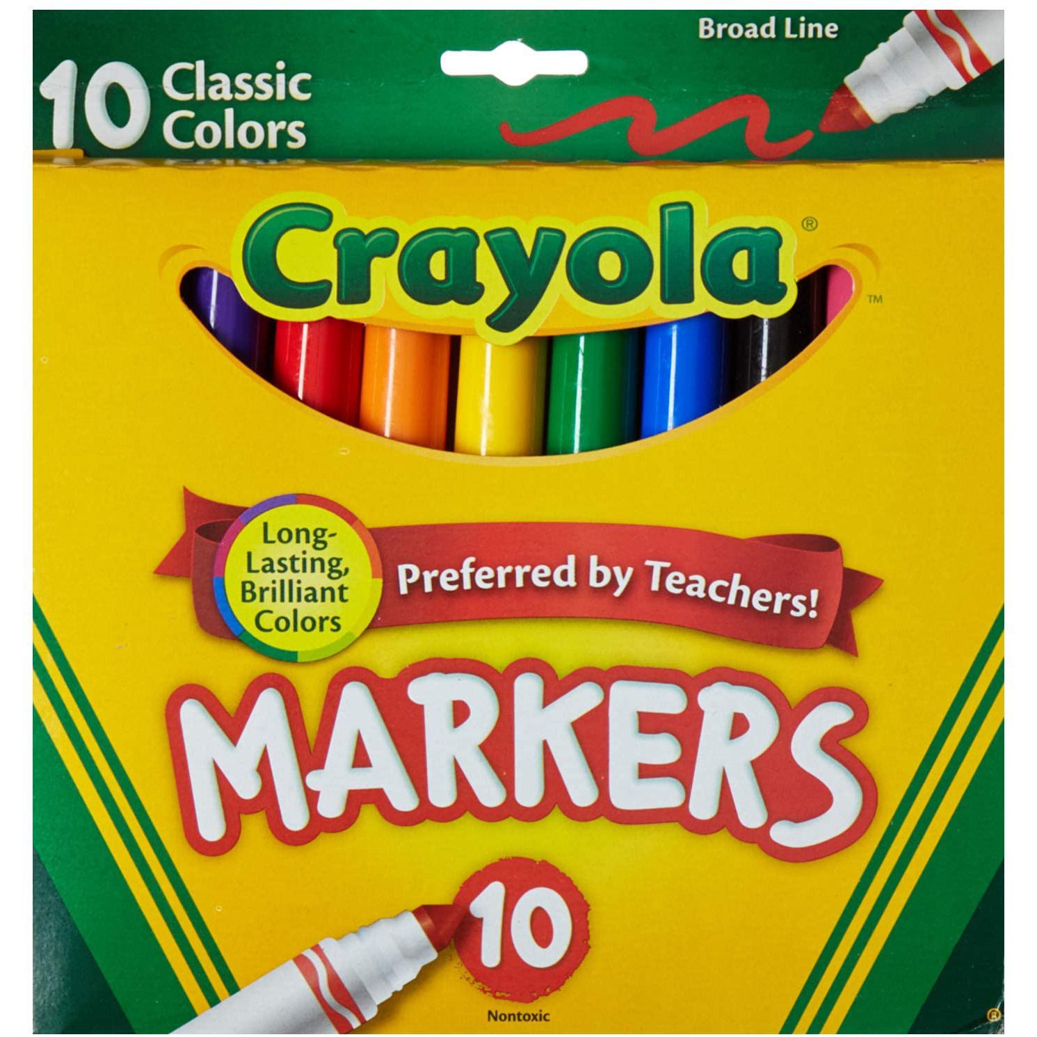 Crayola 10 Colors Marker Set for $0.97 for $0.97