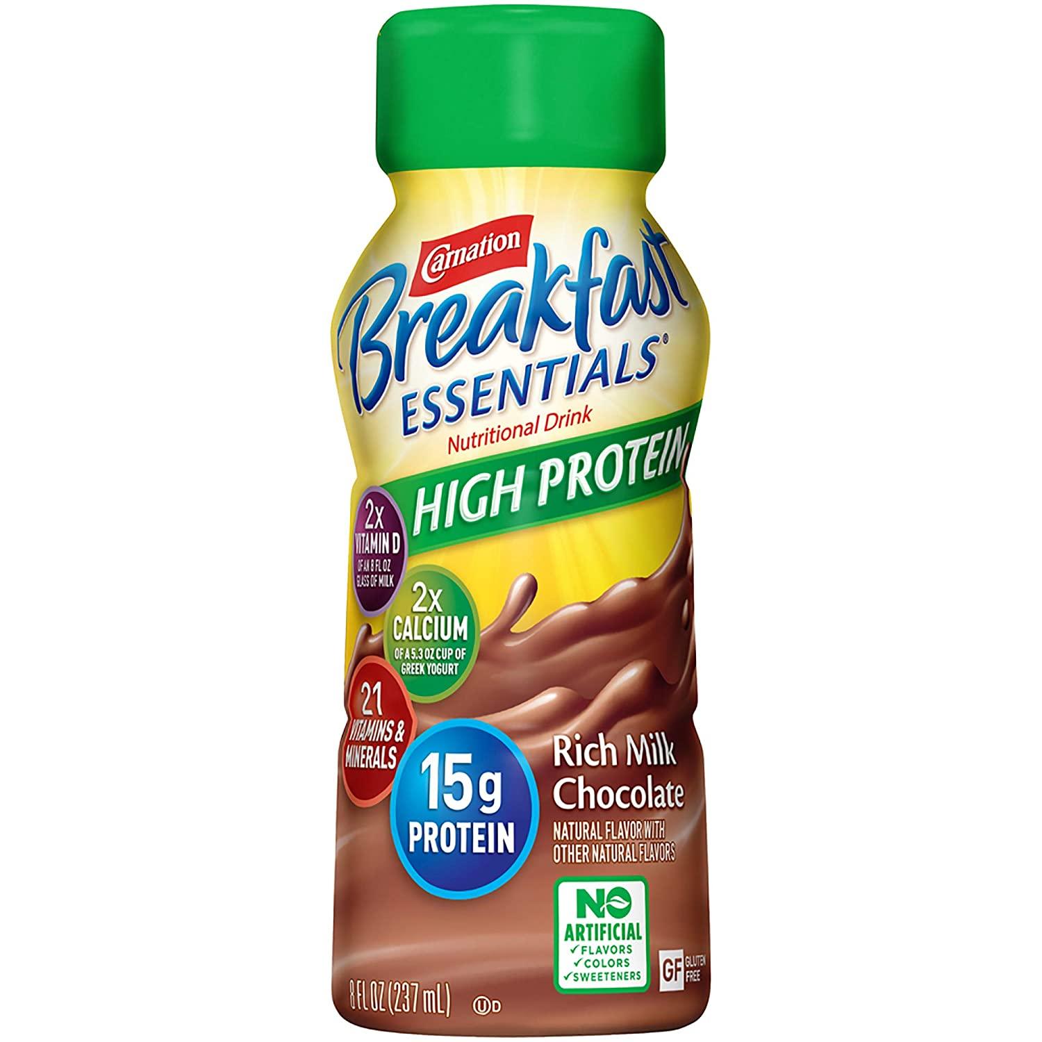 24 Carnation Breakfast Essentials High Protein Drinks for $18.51 Shipped