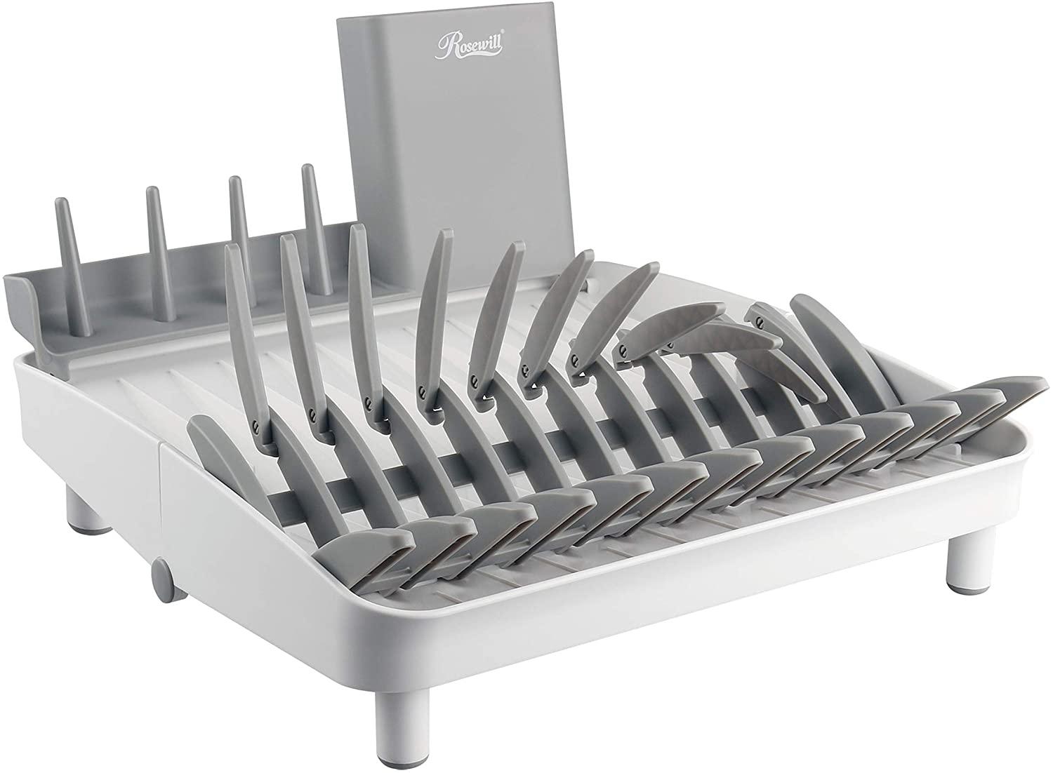Rosewill Dish Drying Rack with Dual Soap Dispenser for $14.99 Shipped