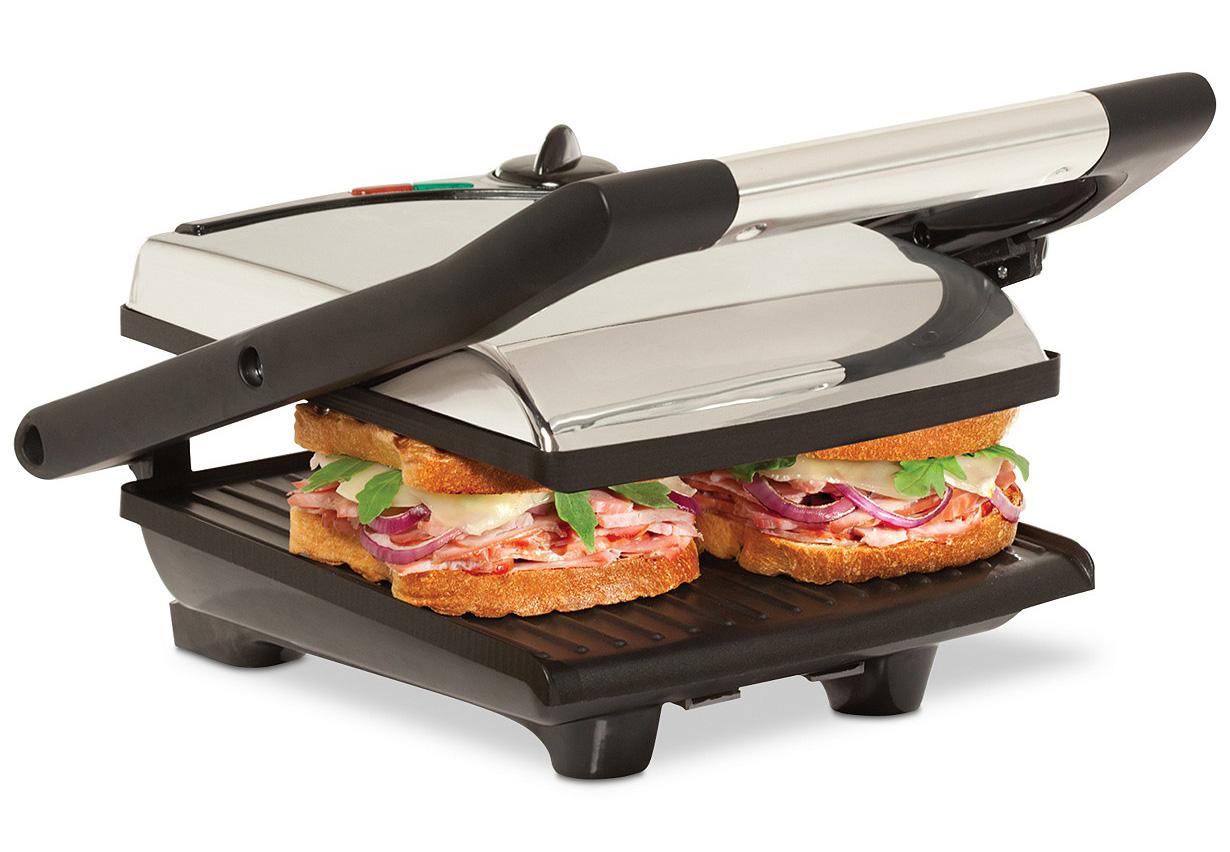 Bella Stainless Steel Non-Stick Panini Press Sandwich Maker for $14.99 Shipped
