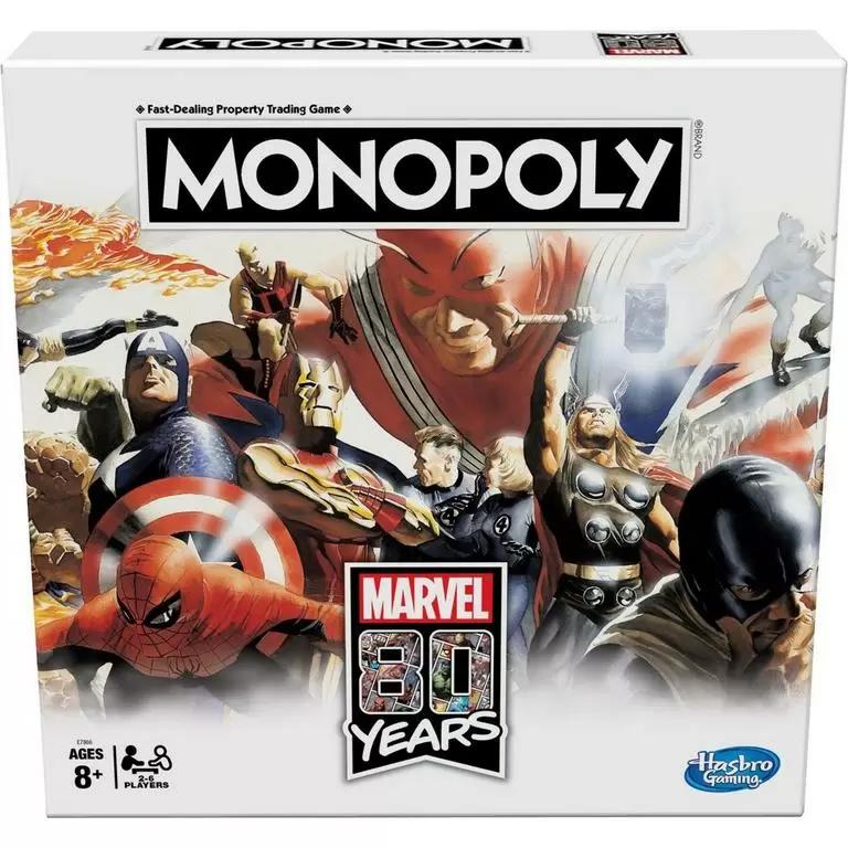 Monopoly Marvel 80 Years Edition Board Game for $10