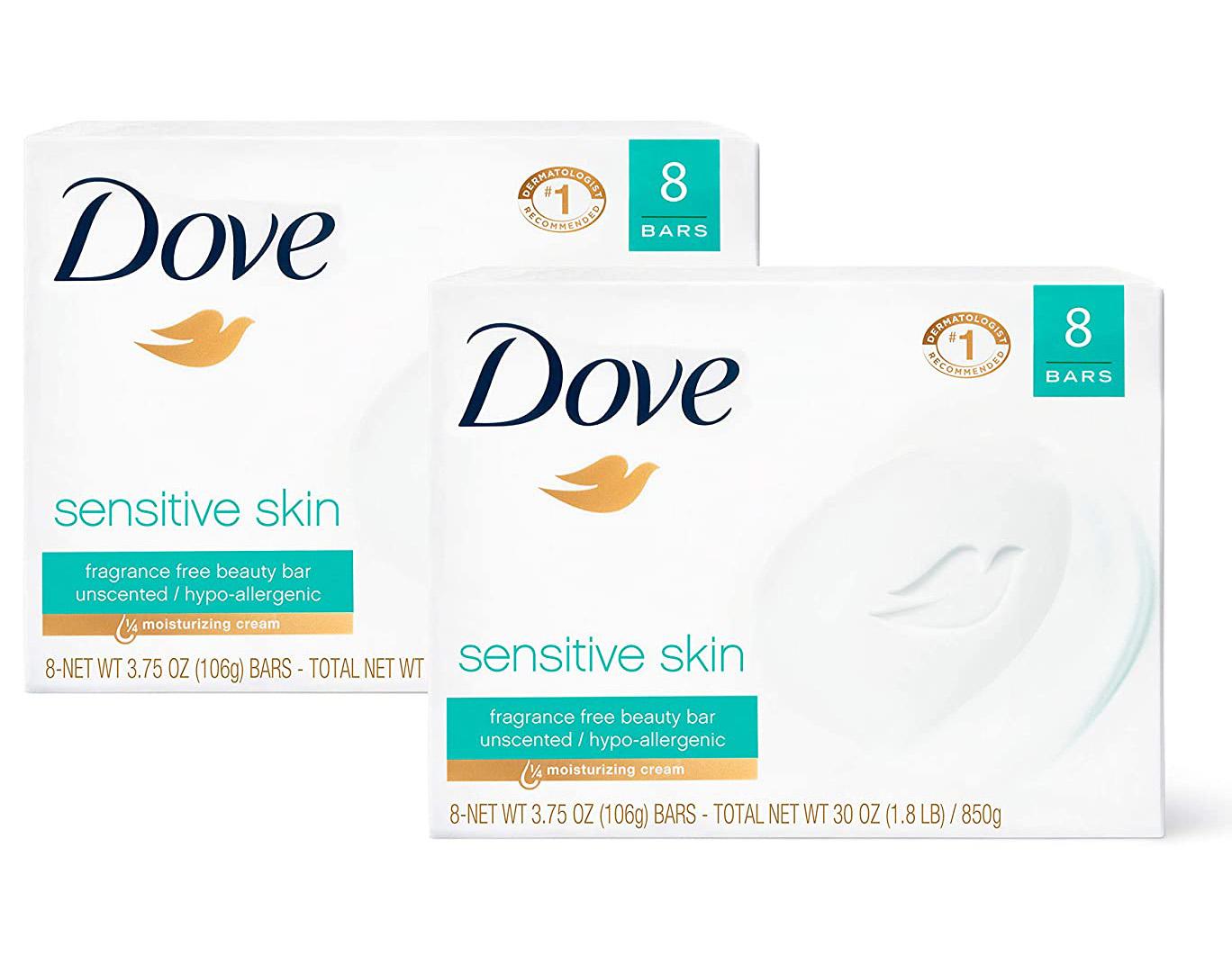 16 Dove Sensitive SkinBeauty Bars for $11.19 Shipped