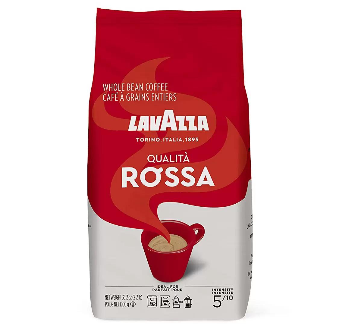 Lavazza Qualita Rossa Italian Coffee Beans Expresso for $12.38 Shipped