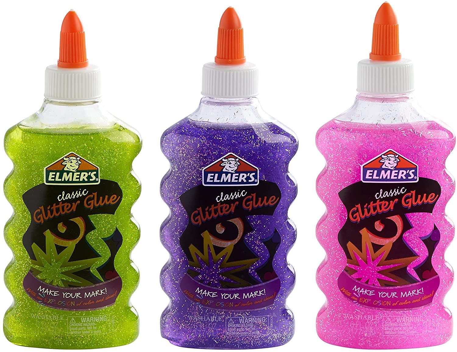 3 Elmers Liquid Glitter Glue for $3.18