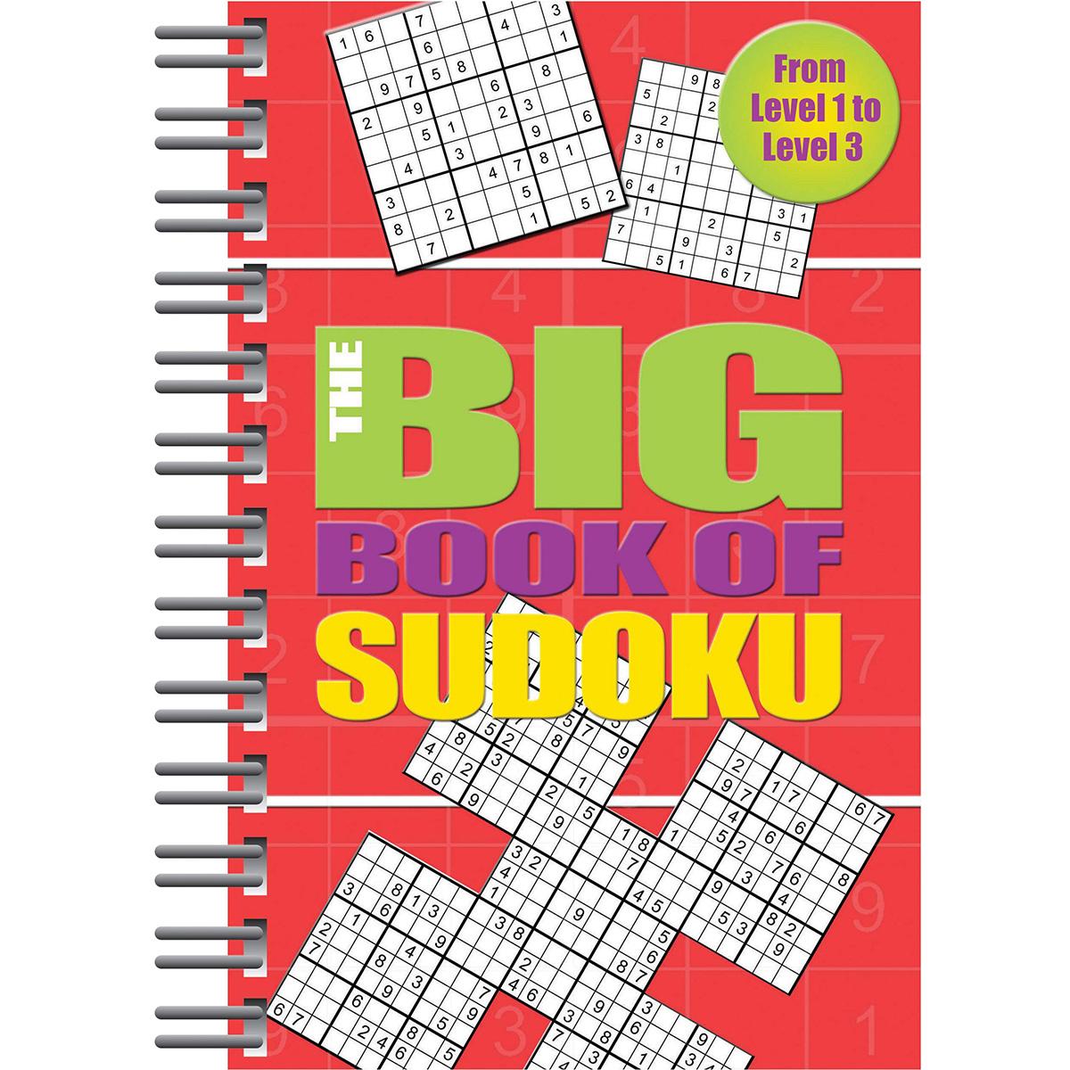 The Big Book of Sudoku Spiral-Bound with 500 Puzzles for $3.42