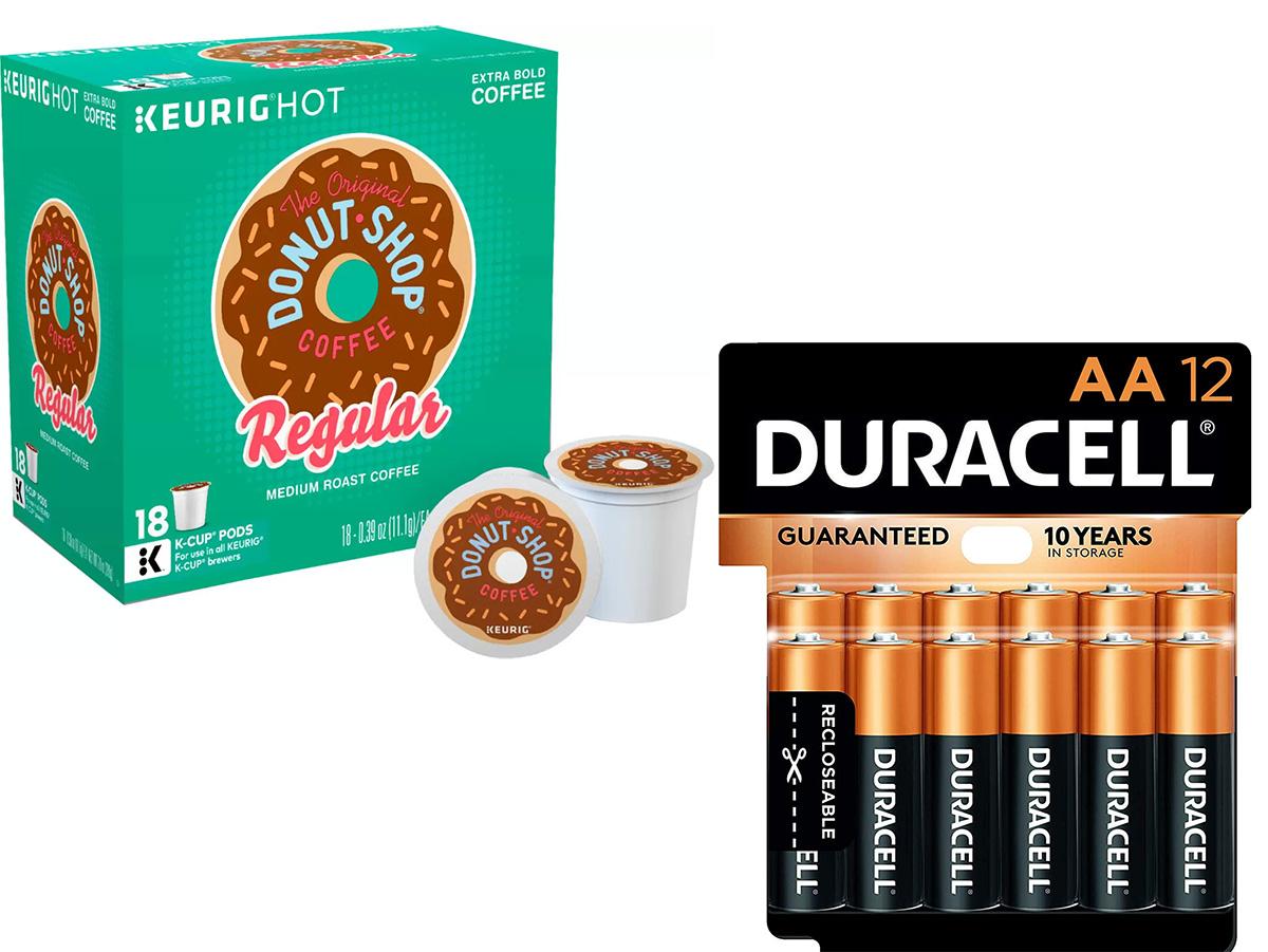 2 Keurig K-Cup Packs and 24 Duracell AA or AAA Batteries for Free After Rewards