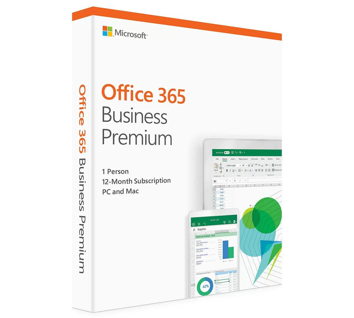 Microsoft Office 365 Business Premium 12-Month Subscription for $39.49 Shipped